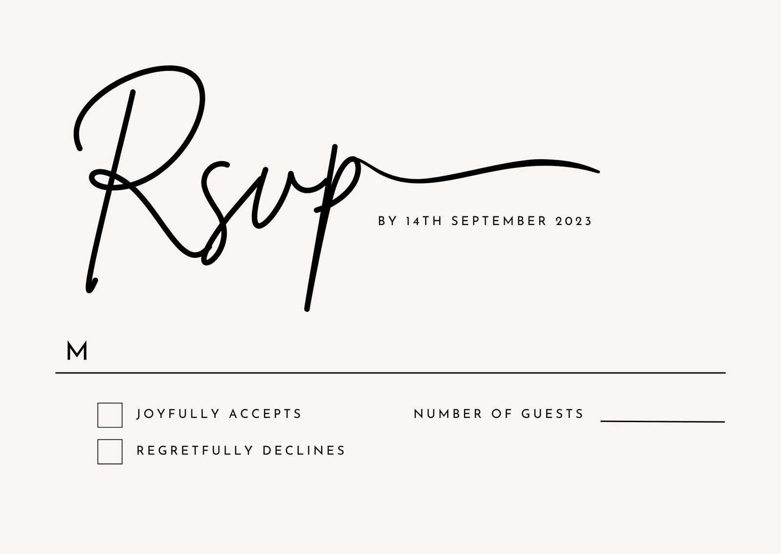 Free And Customizable Rsvp Templates Worksheets Library