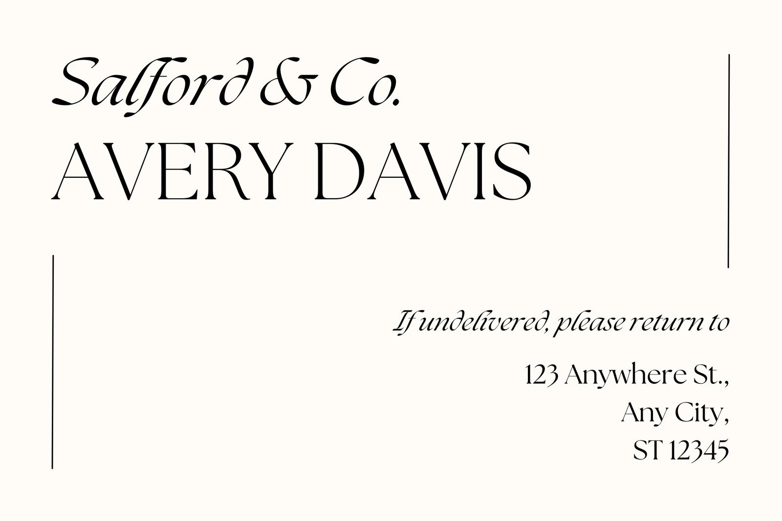 Free And Printable Custom Address Label Templates Canva