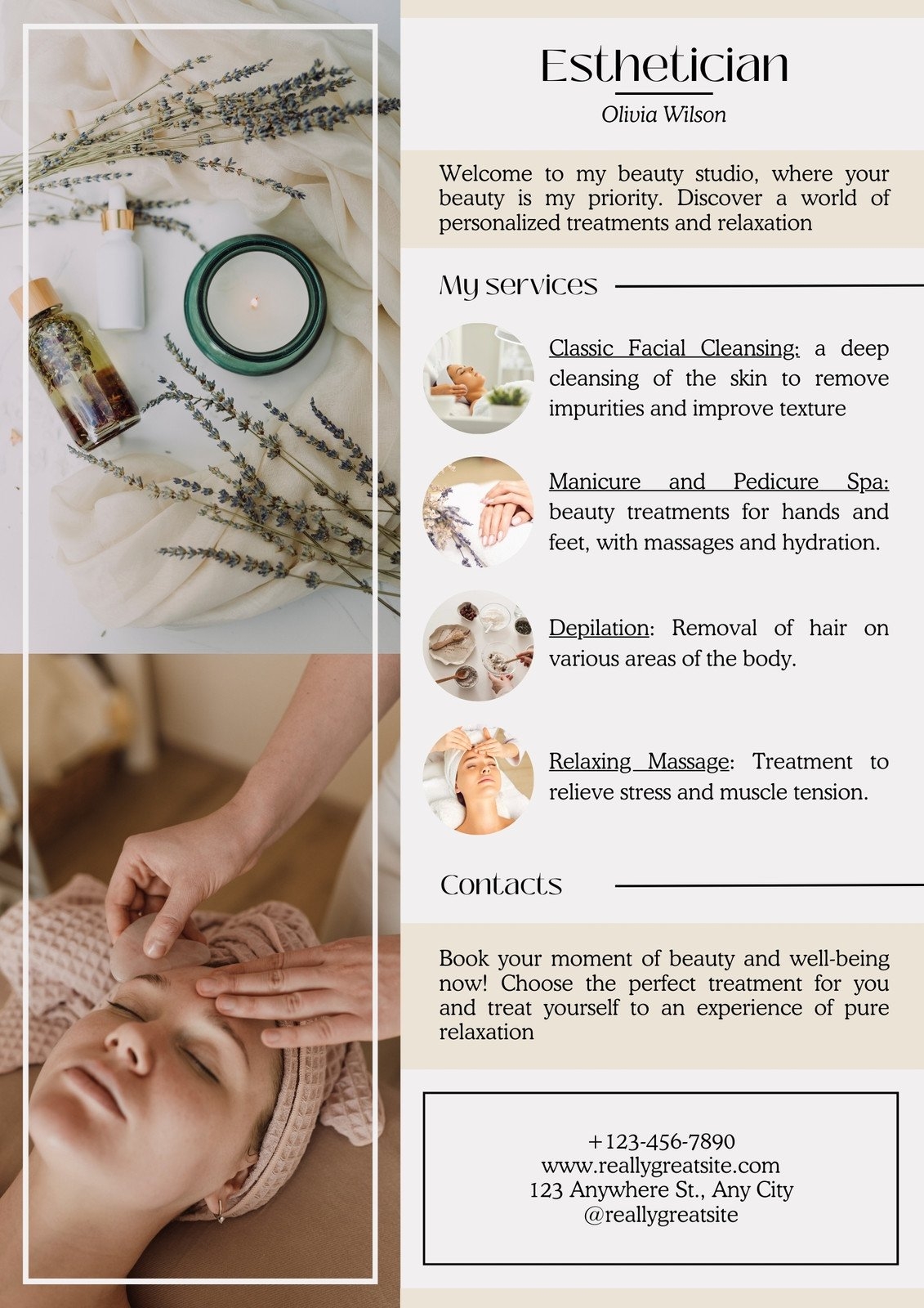 Free And Printable Massage Flyer Templates Canva