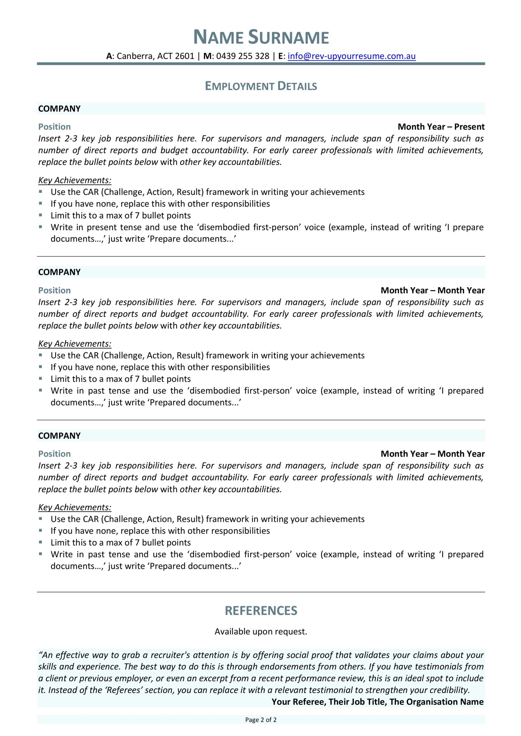 Free Printable Resume Templates Australia Free Printable Resume Templates Australia
