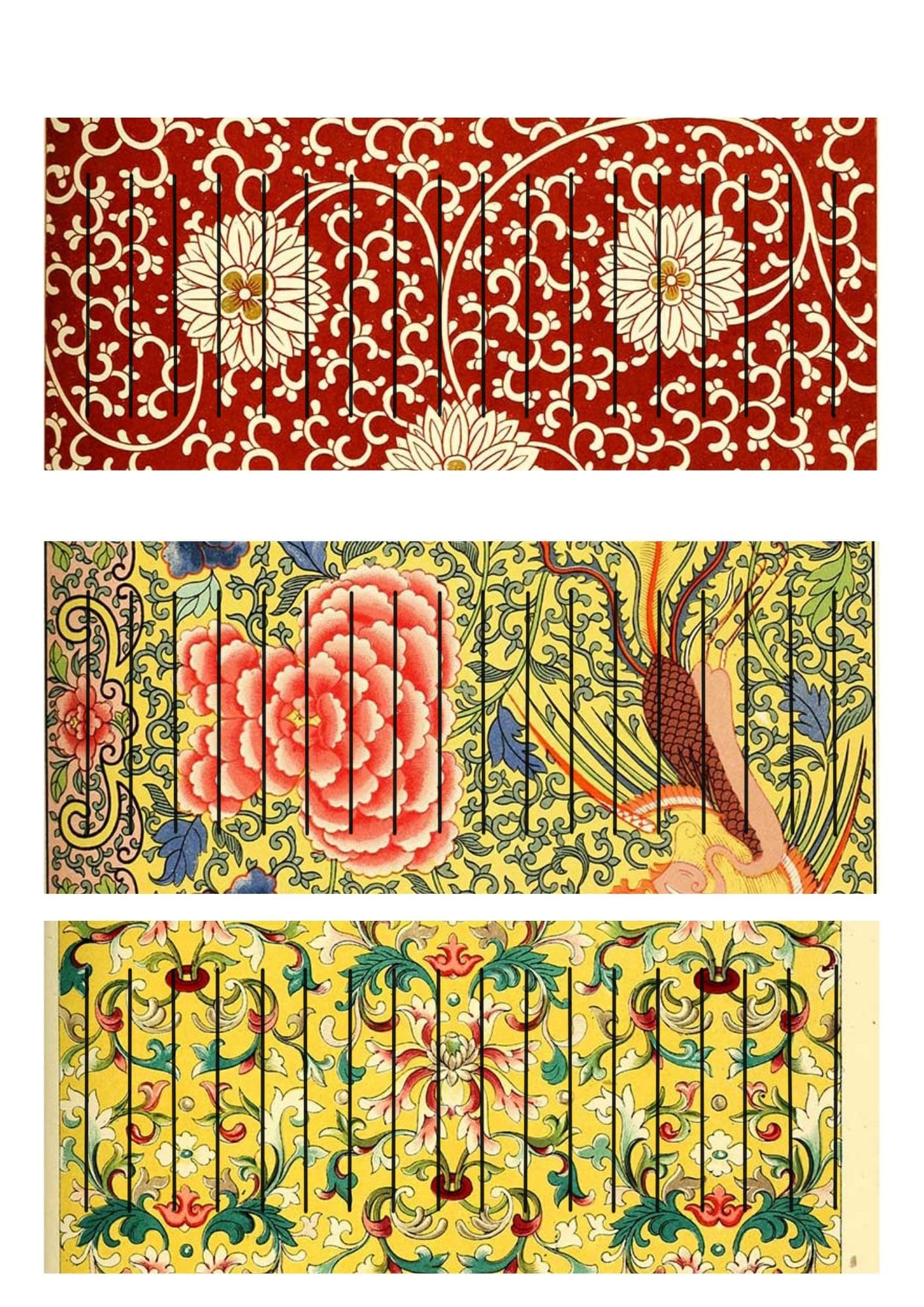 Free Colourful Chinese Printable Paper Lantern Templates Pillar 