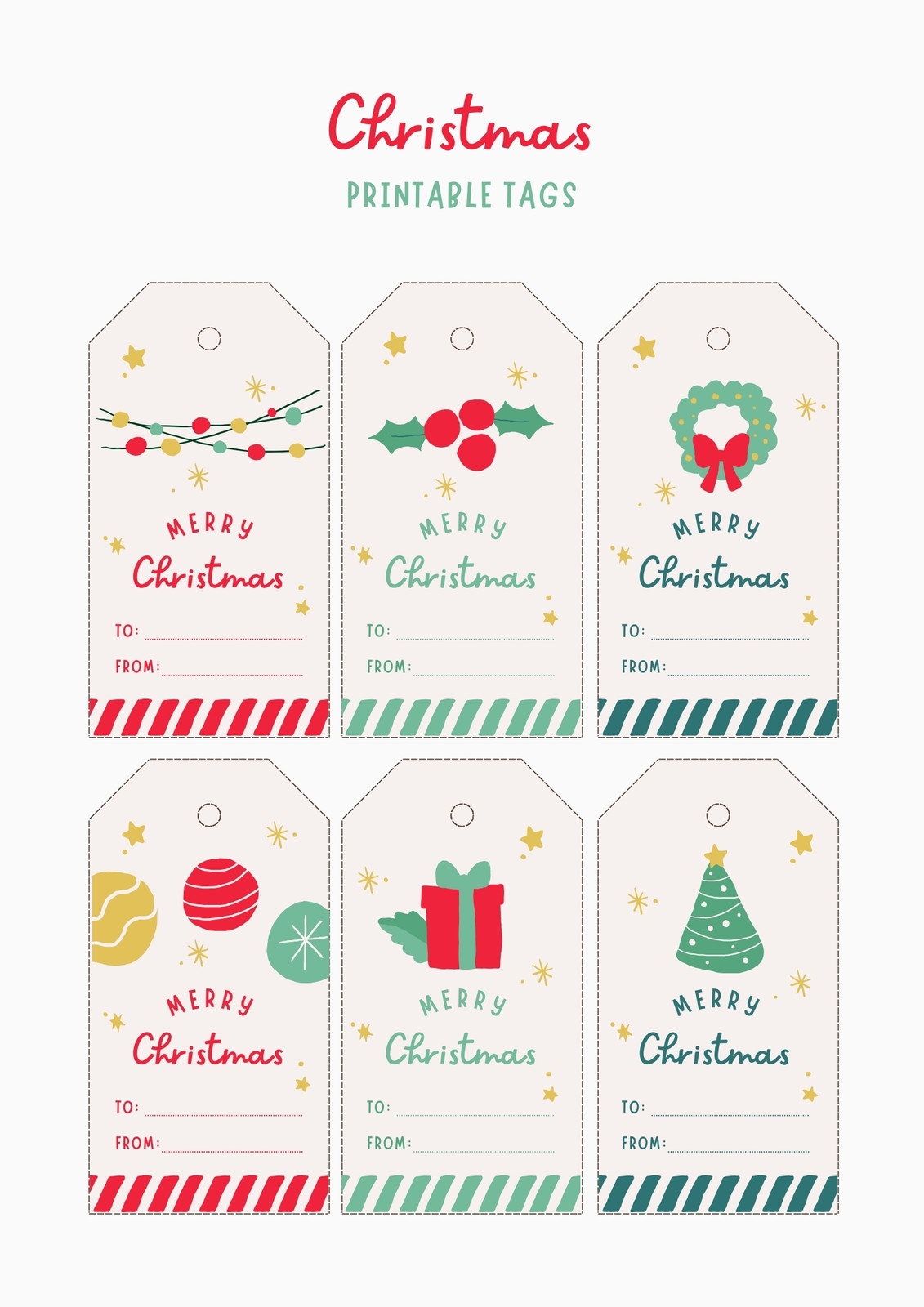 Free Printable Large Christmas Tags Templates Free Printable Large Christmas Tags Templates