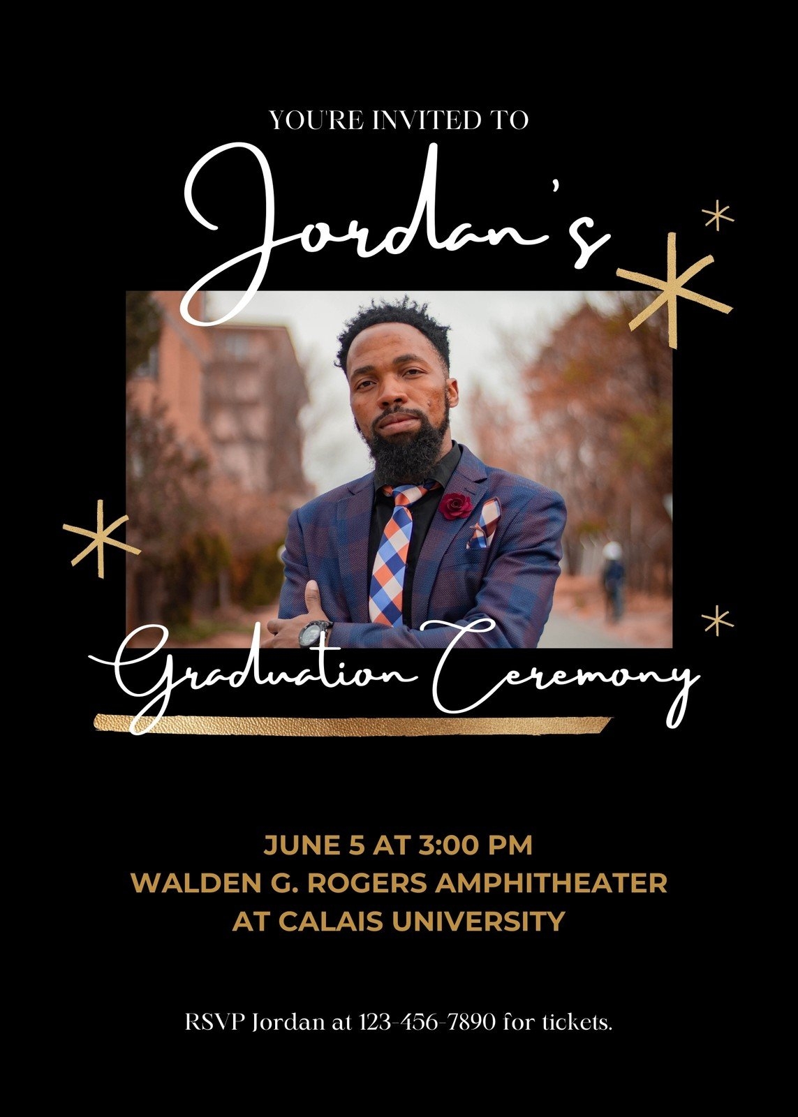 Free Custom Printable Graduation Announcement Templates Canva