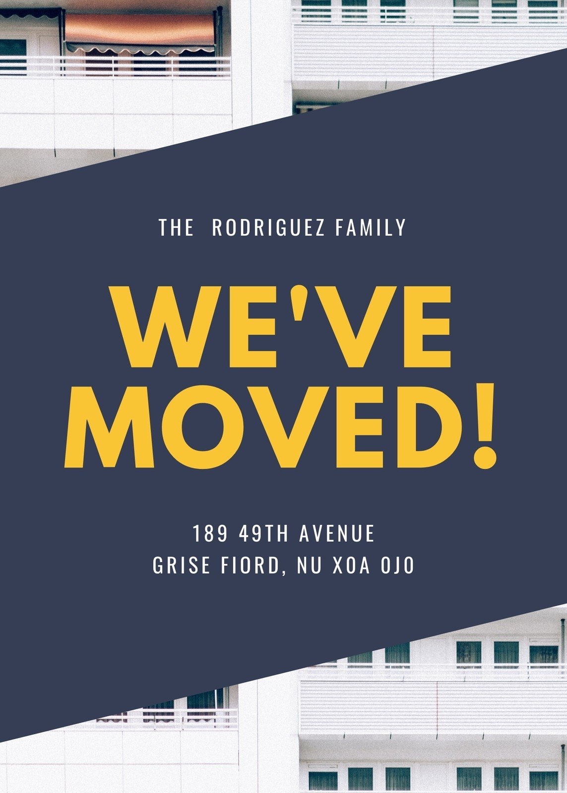 Free Custom Printable Moving Announcement Templates Canva