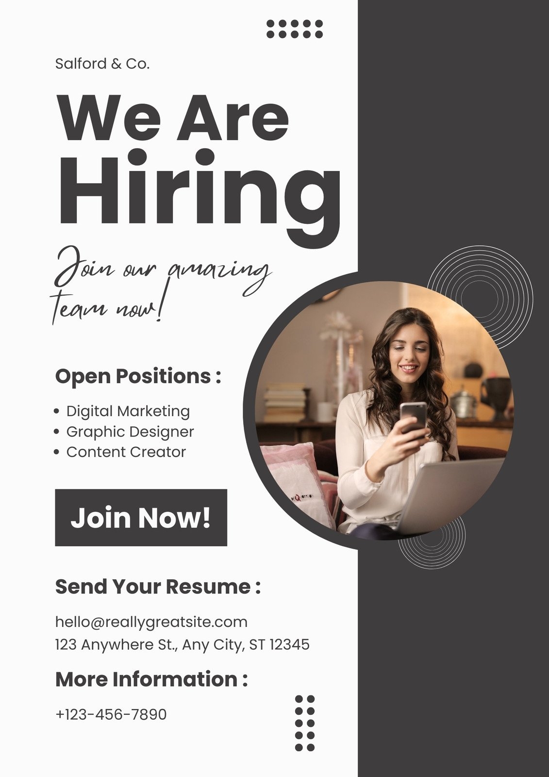 Free Printable Job Flyer Templates Free Printable Job Flyer Templates