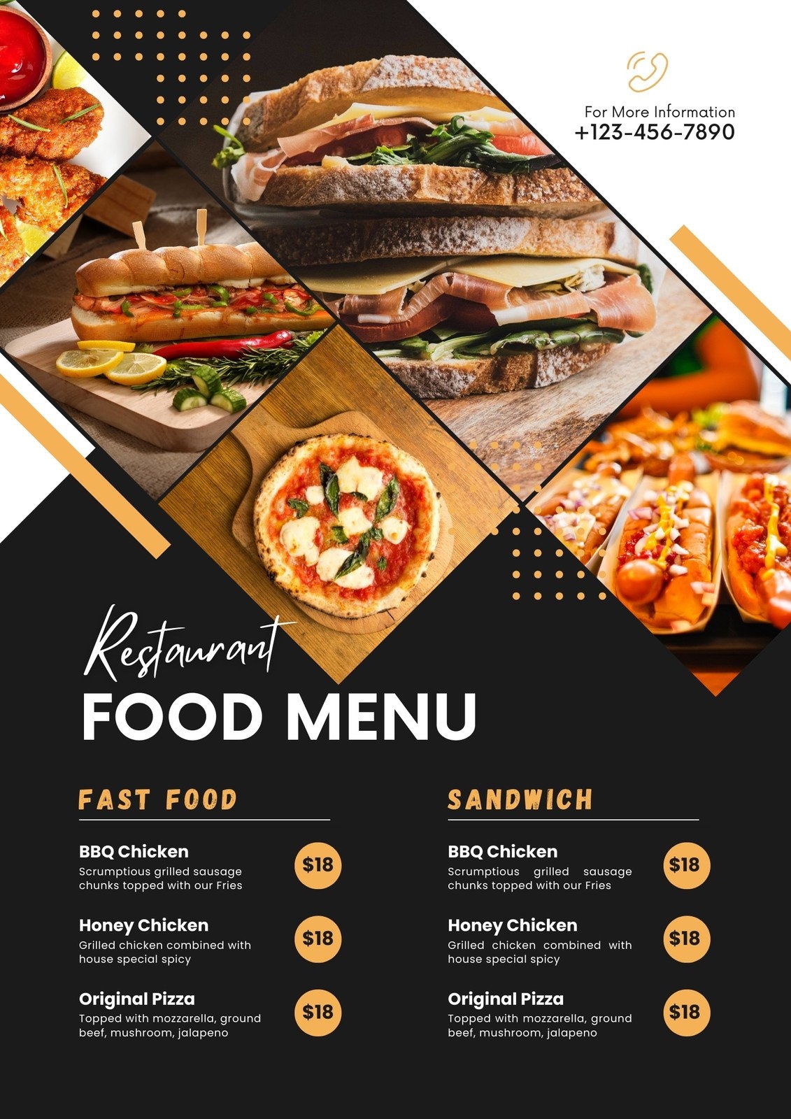 Free Printable Restaurant Flyer Templates