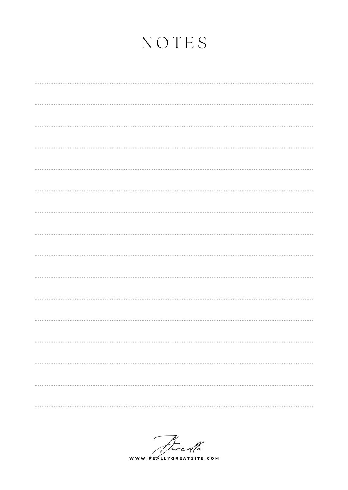 Free Customizable And Printable Notepad Templates Canva