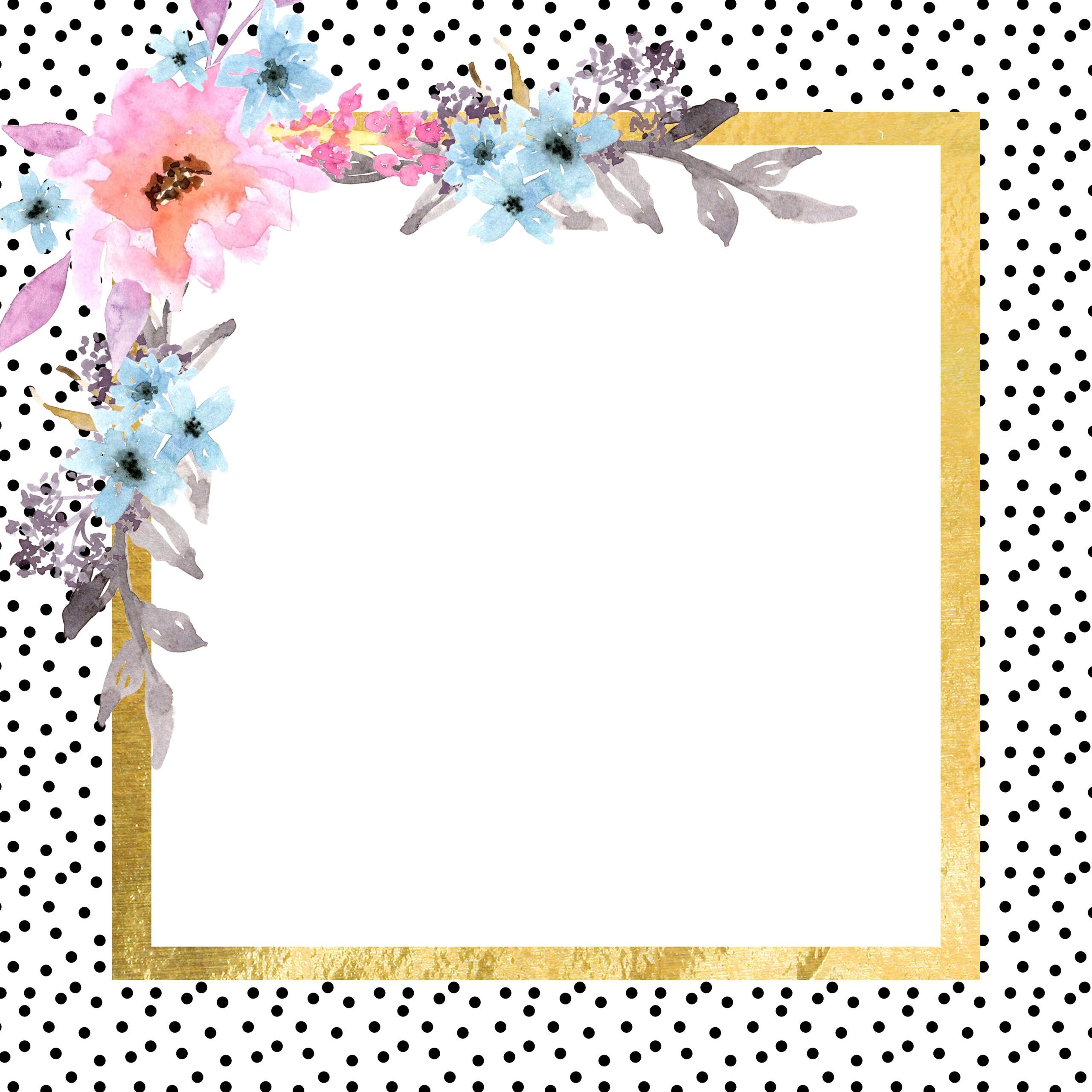 Free Printable Scrapbook Frame Templates