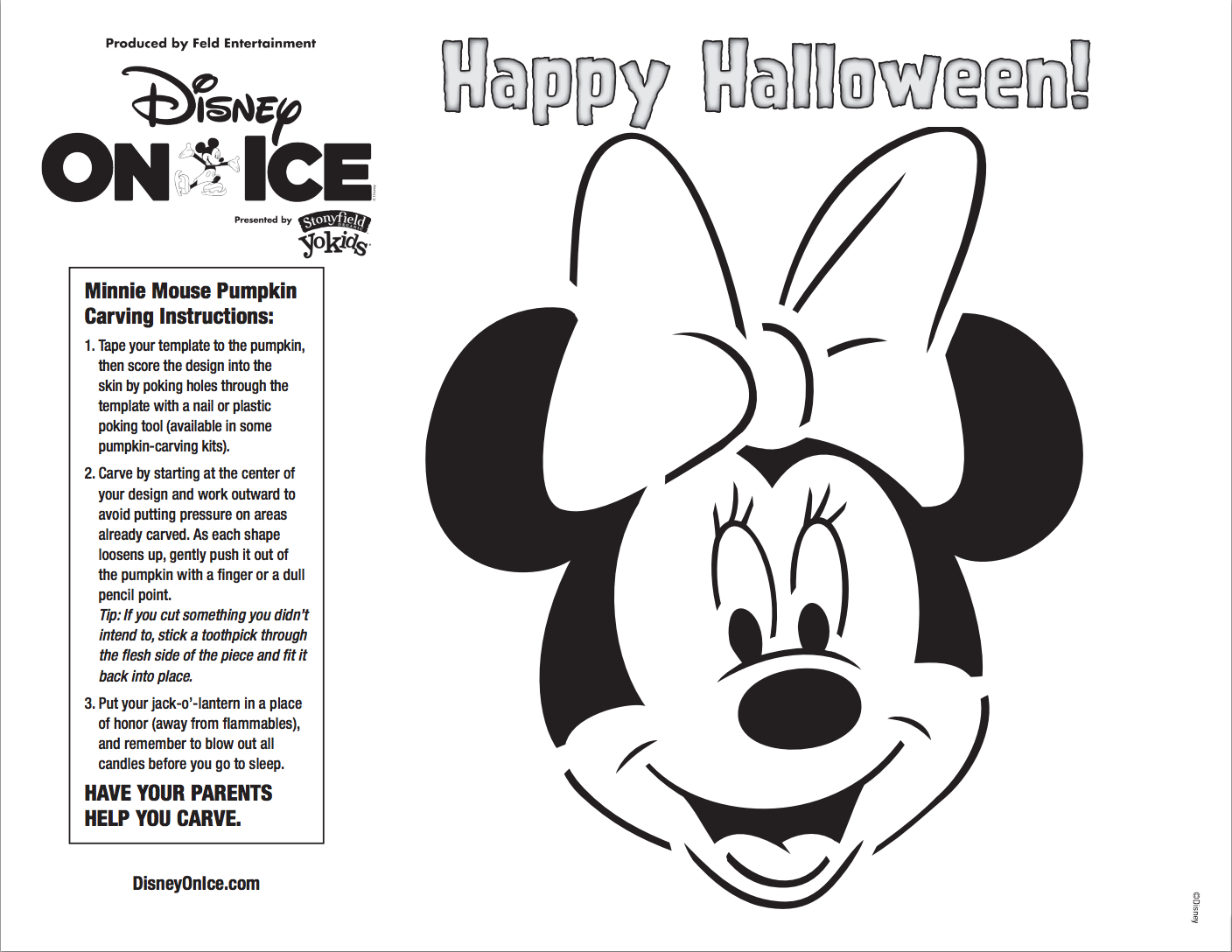 Free Disney Pumpkin Carving Templates