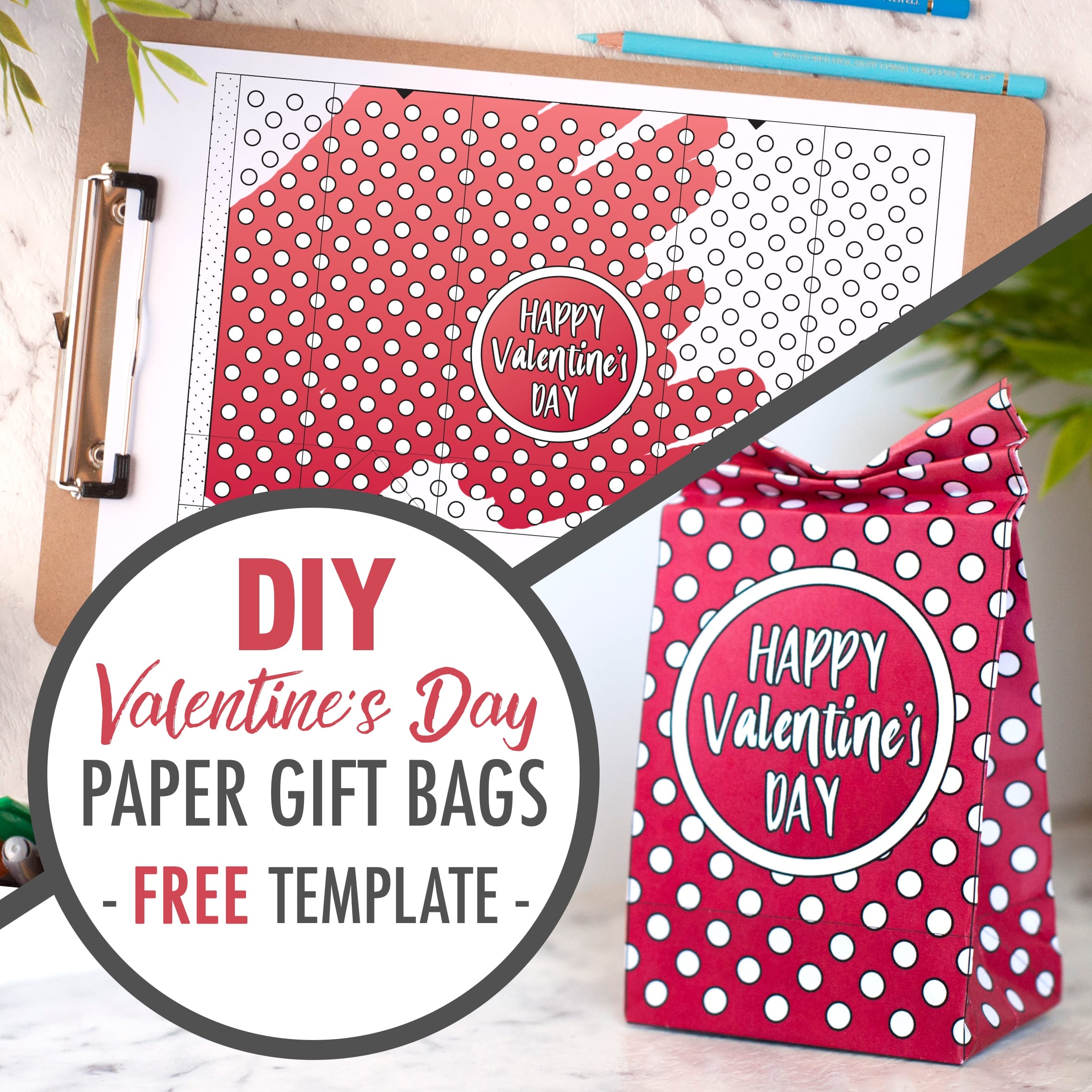 Free DIY Paper Gift Bag Template Sarah Renae Clark Coloring Book Artist And Designer