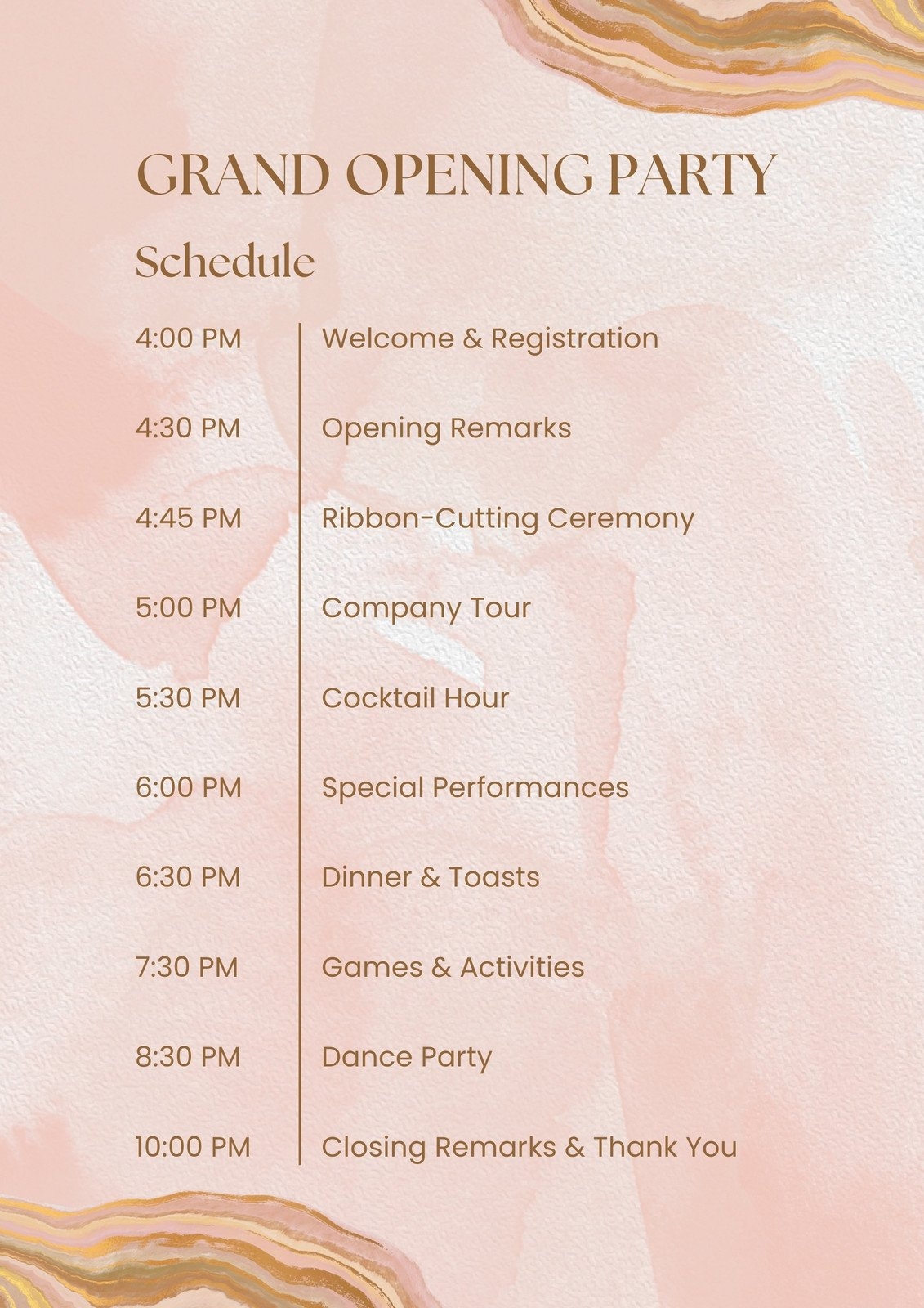 Free Printable Program Templates For Word