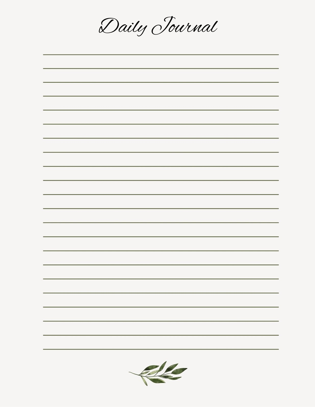 Free Printable Journal Templates Pdf