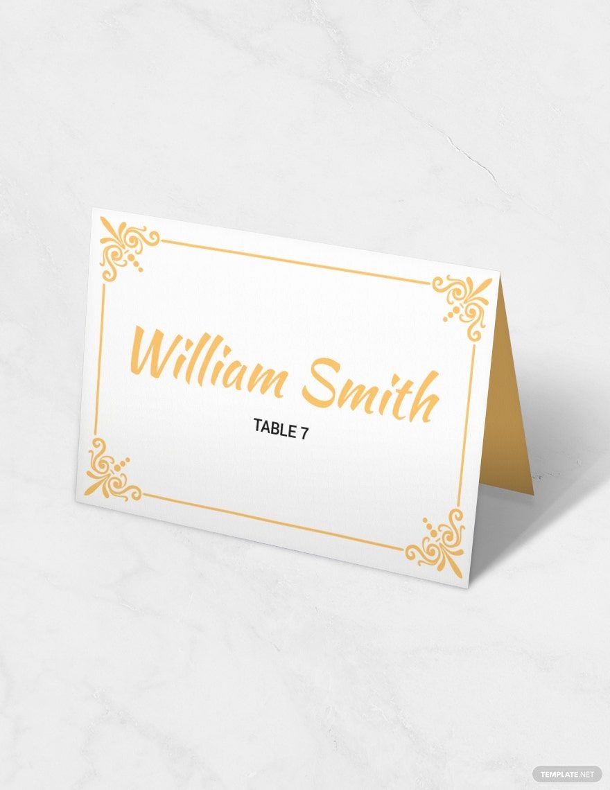 Free Editable Place Card Templates In Word To Download