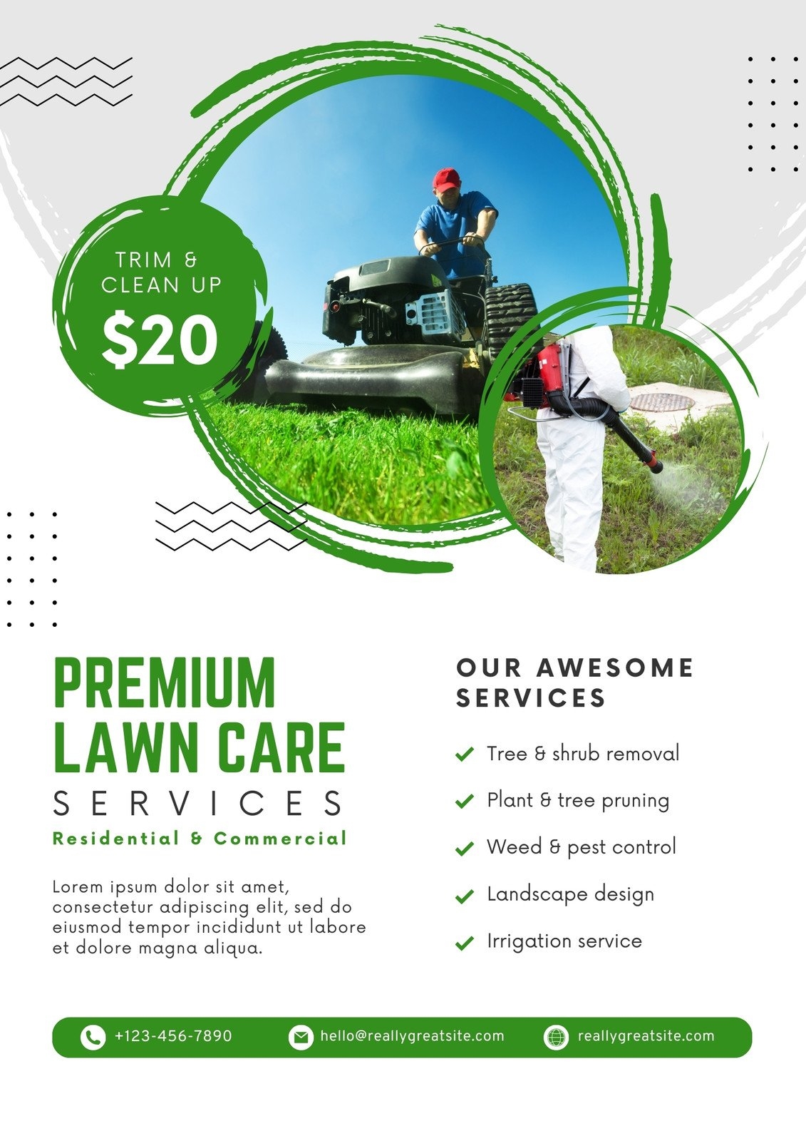Free Editable Printable Lawn Care Flyer Templates Canva Free Editable Printable Lawn Care Flyer Templates Canva