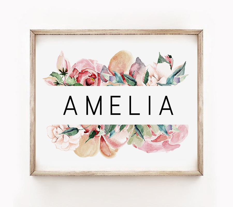 Free Girl s Name Sign Editable Template Room Decor Printable Free Girl s Name Sign Editable Template Room Decor Printable
