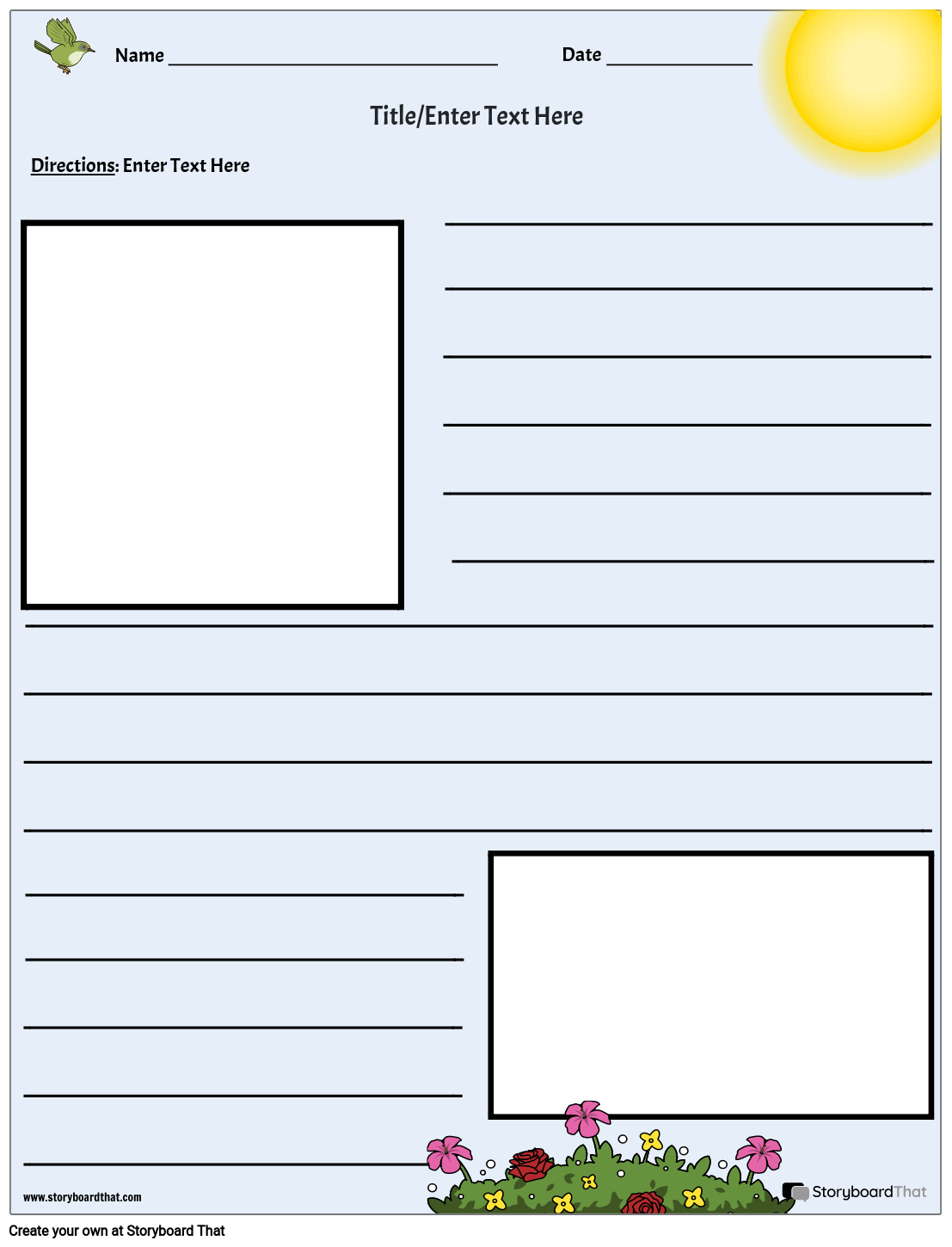 Free Printable Learning Story Templates
