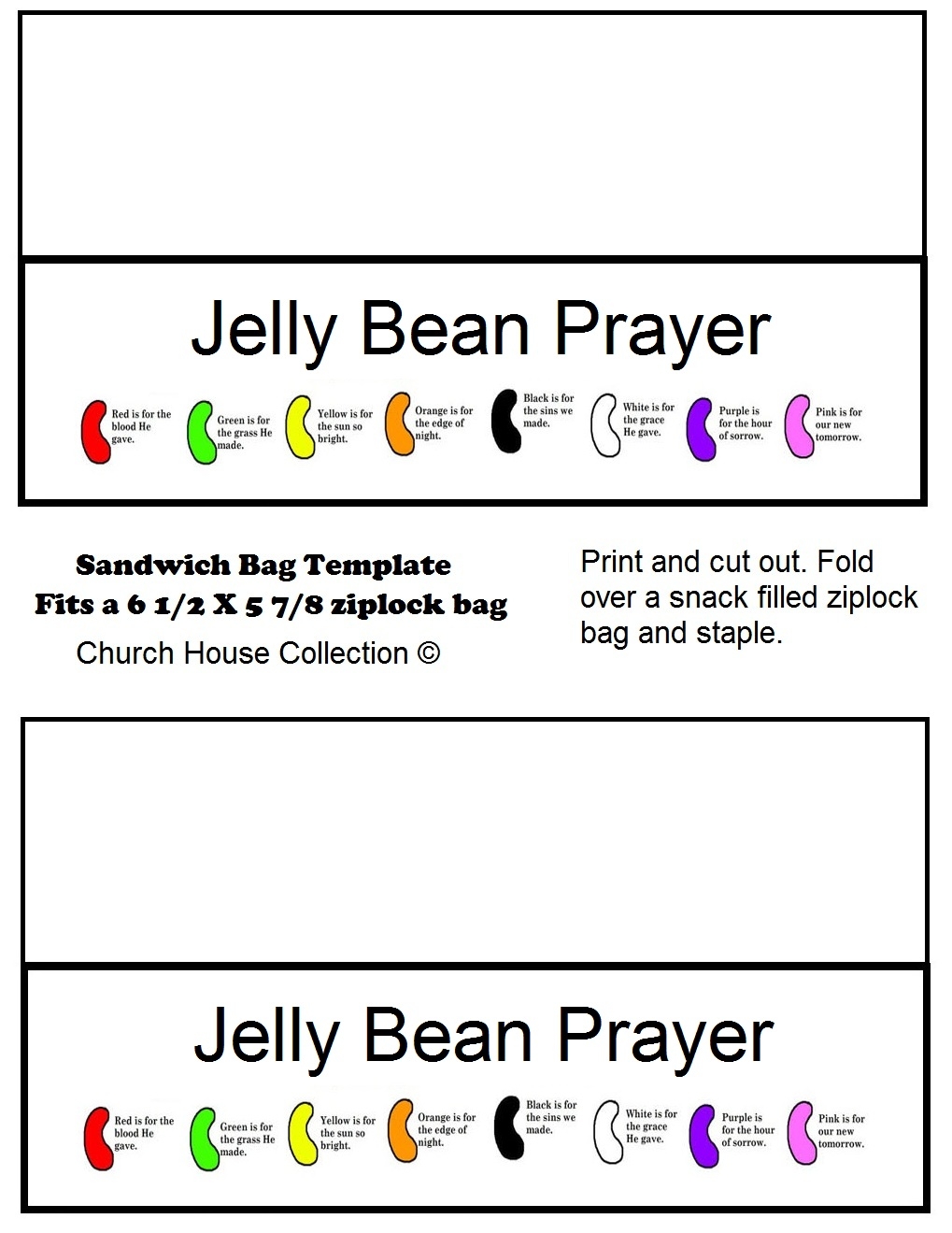 Free Jelly Bean Prayer Printable Printable Party Favors