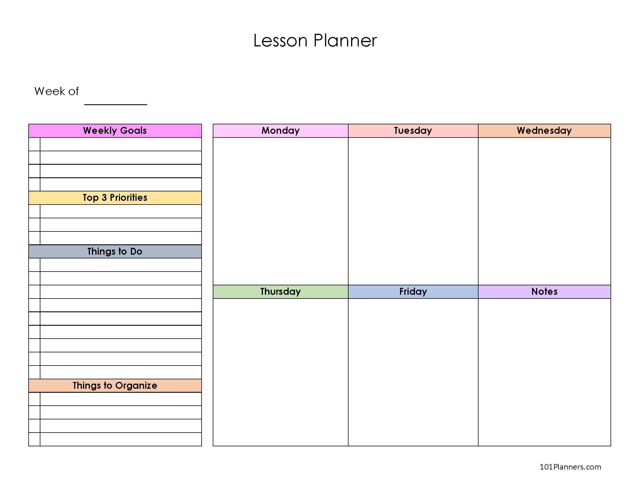 FREE Lesson Plan Template Word Editable PDF Image Excel FREE Lesson Plan Template Word Editable PDF Image Excel