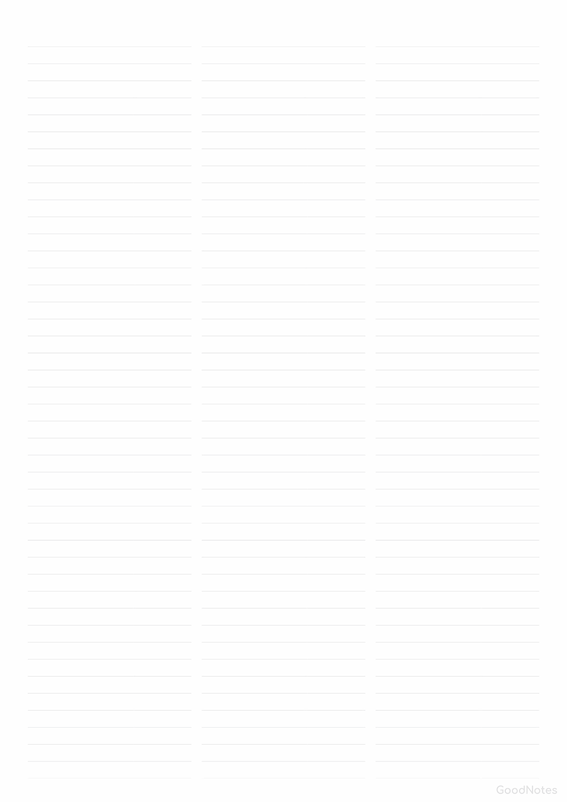 Free Lined Paper Template Goodnotes Free Lined Paper Template Goodnotes