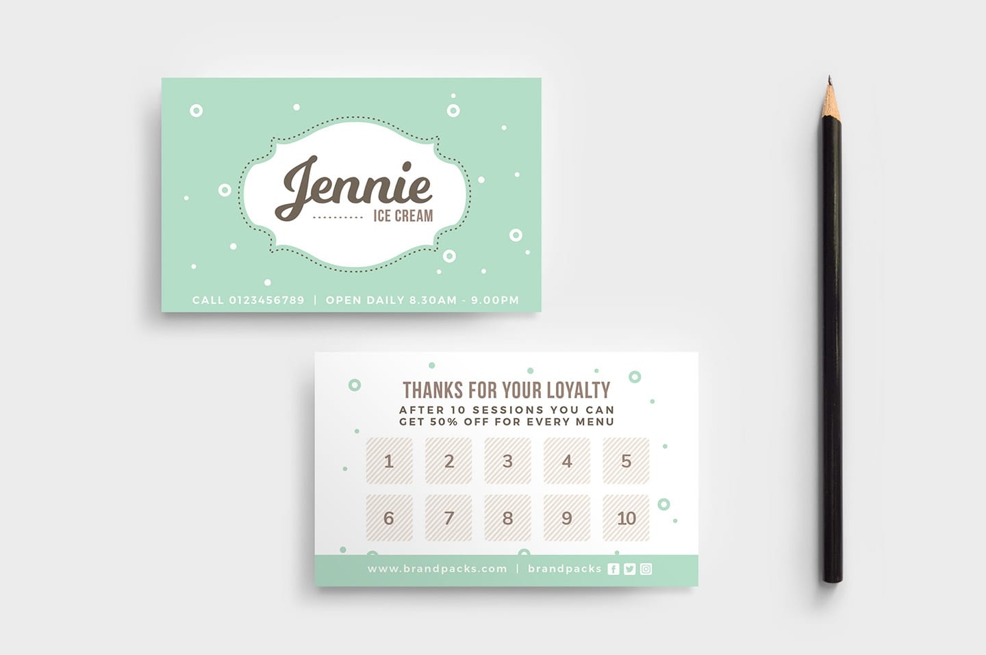 Free Printable Loyalty Card Templates