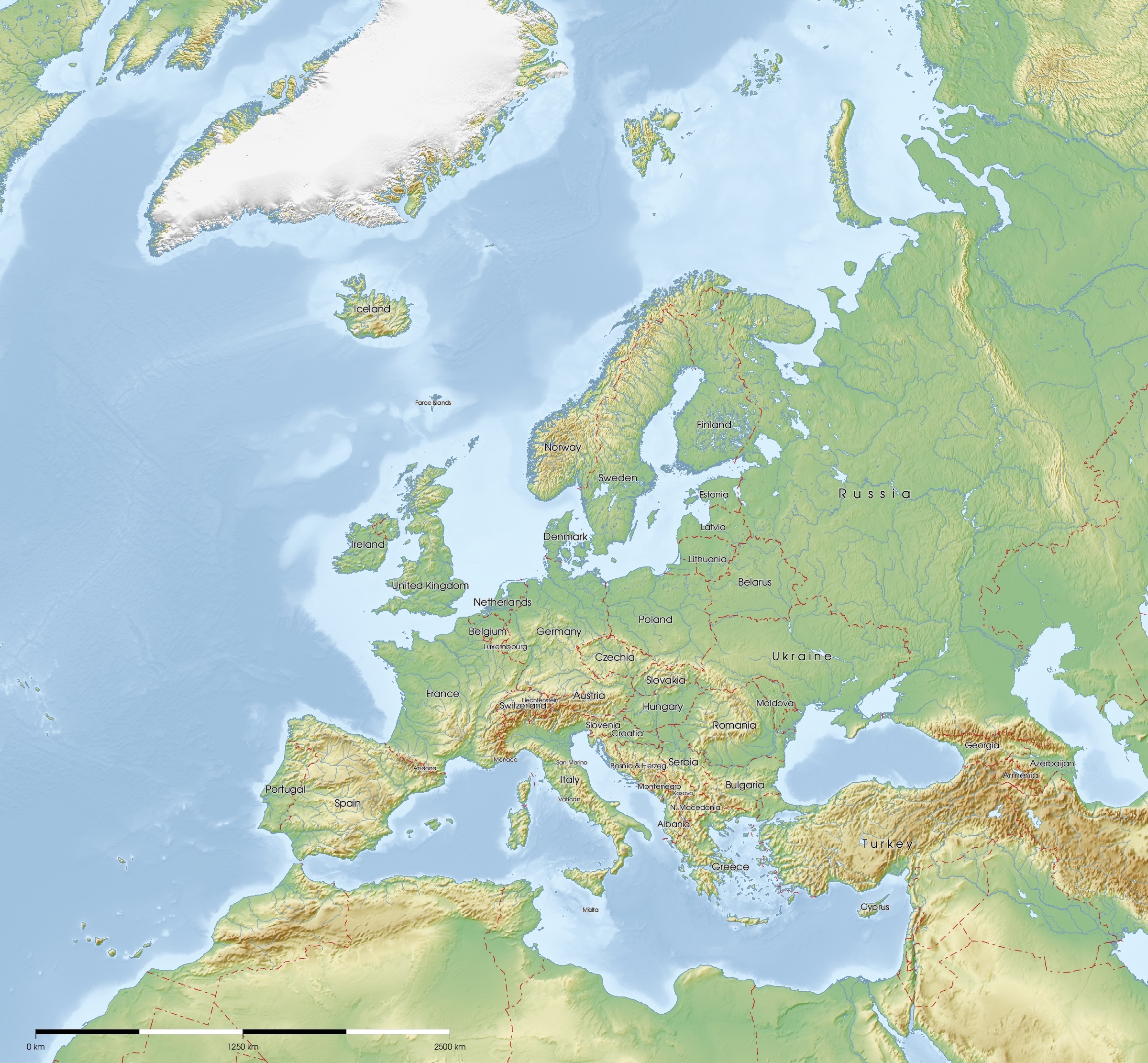 Free Maps Of Europe Mapswire