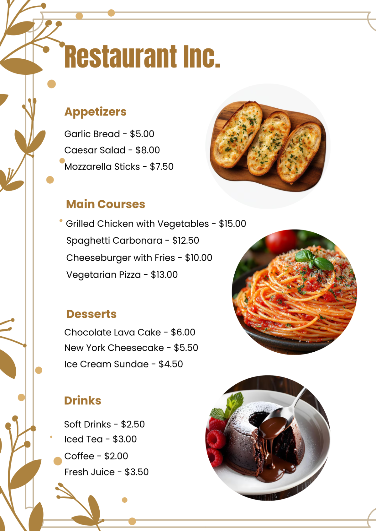 Free Printable Menu Templates Uk Free Printable Menu Templates Uk