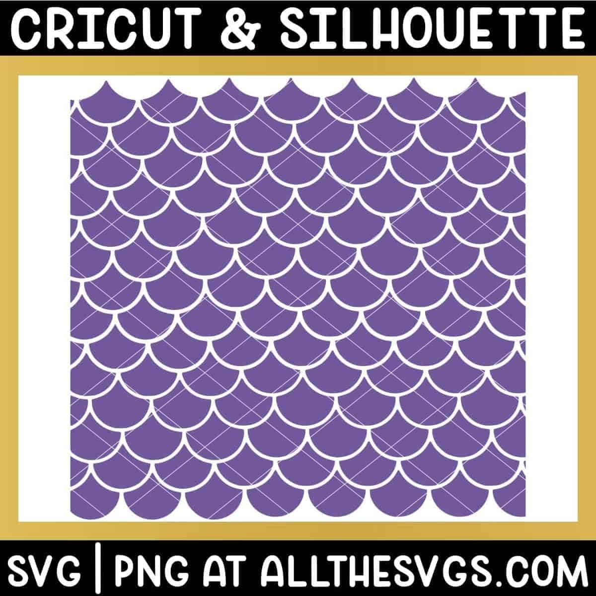 FREE Mermaid Fish Scales SVG File No Sign Up To Download 