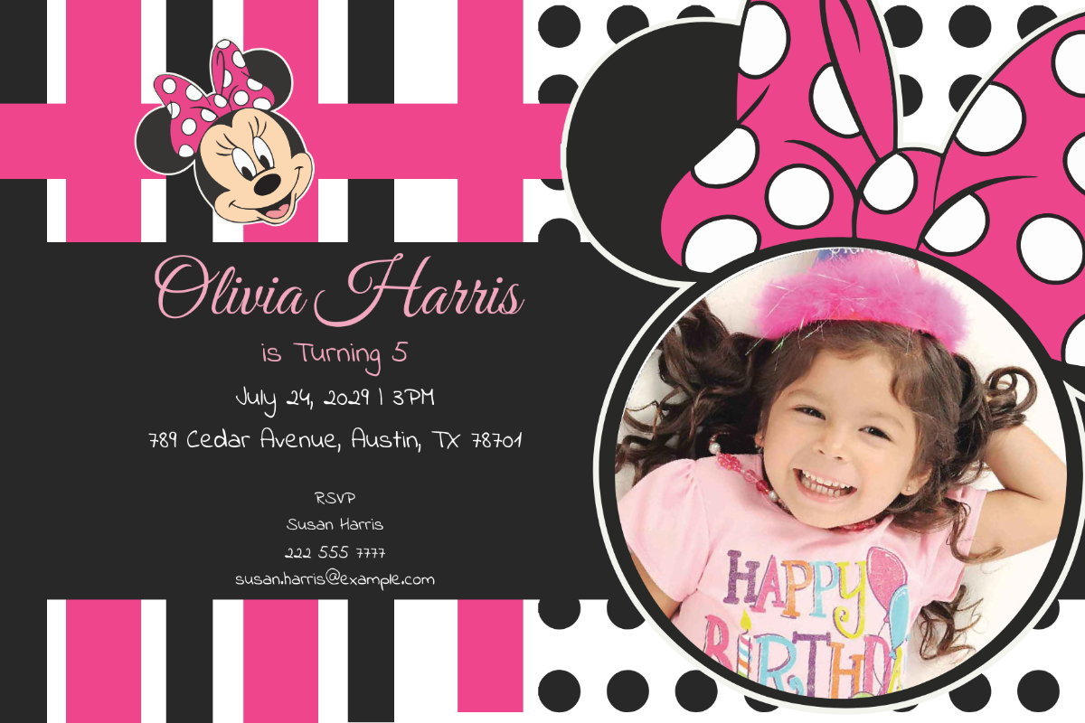 Free Printable Minnie Mouse Invitations Templates Free Printable Minnie Mouse Invitations Templates