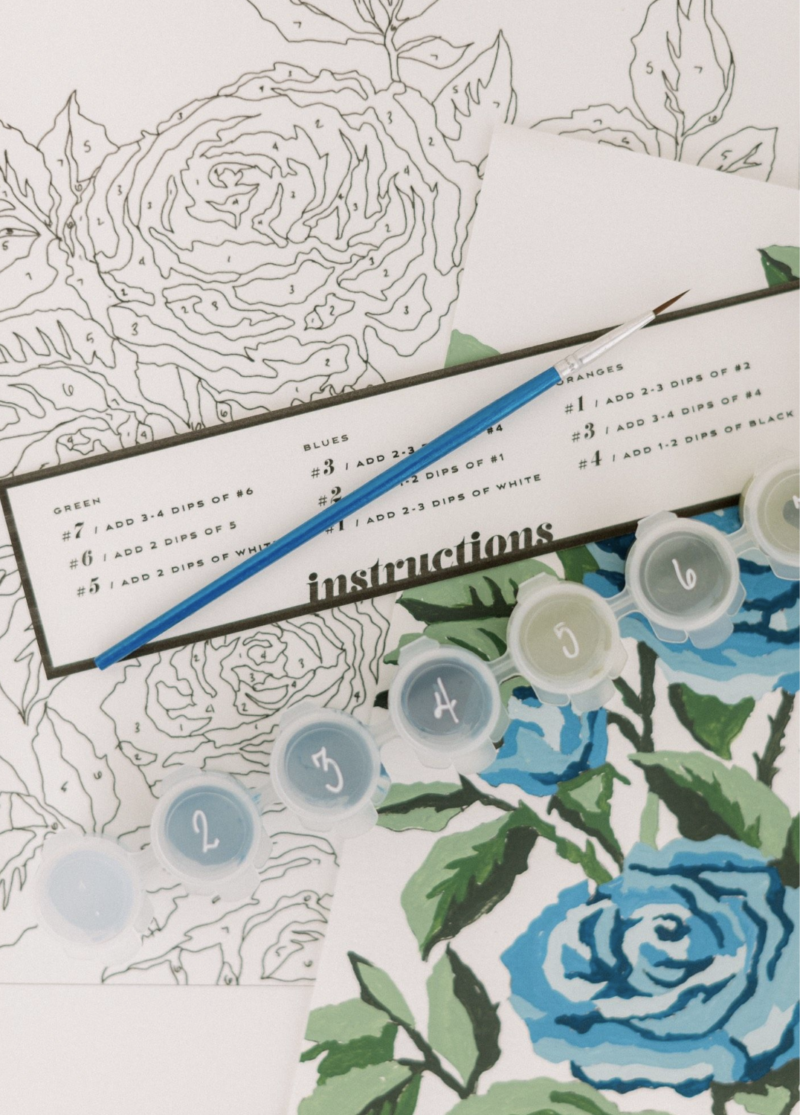 FREE Paint By Numbers Printable Floral Download Saffron Avenue FREE Paint By Numbers Printable Floral Download Saffron Avenue