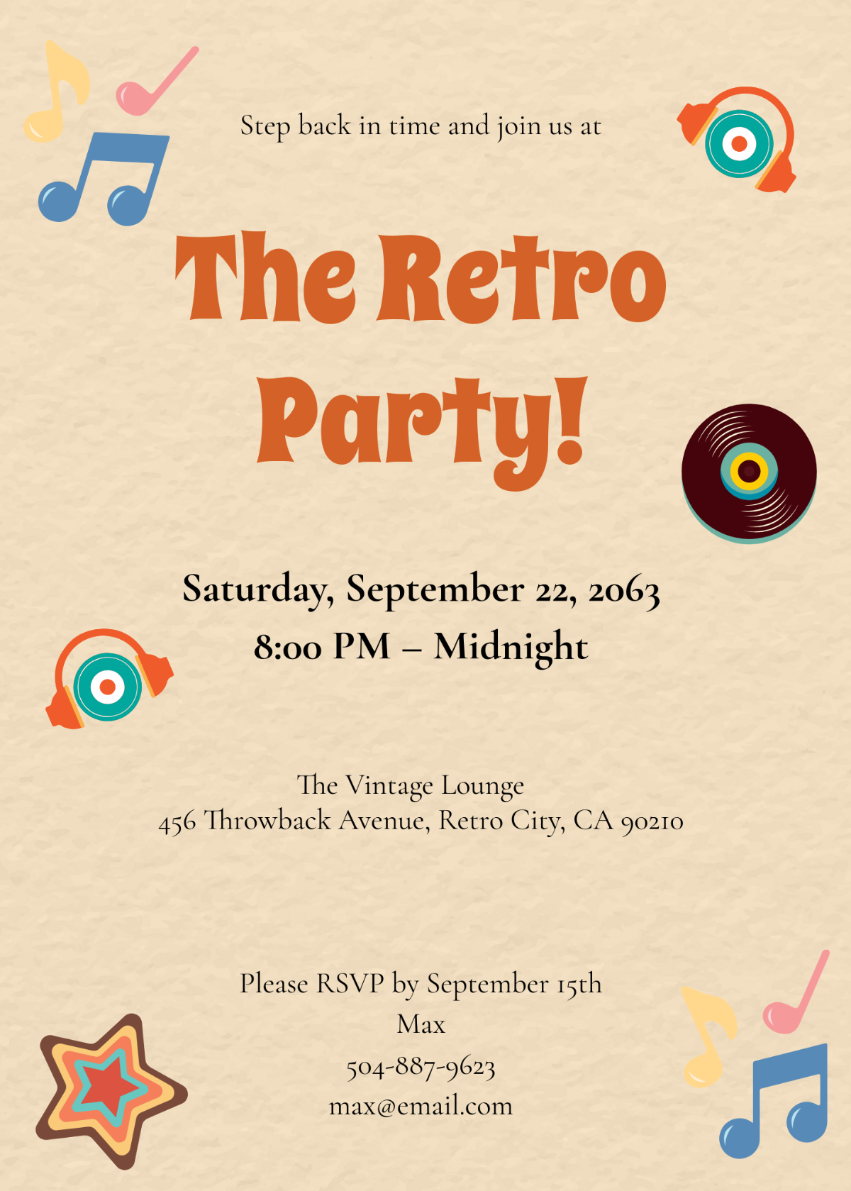 Free Printable September Party Invitations Templates
