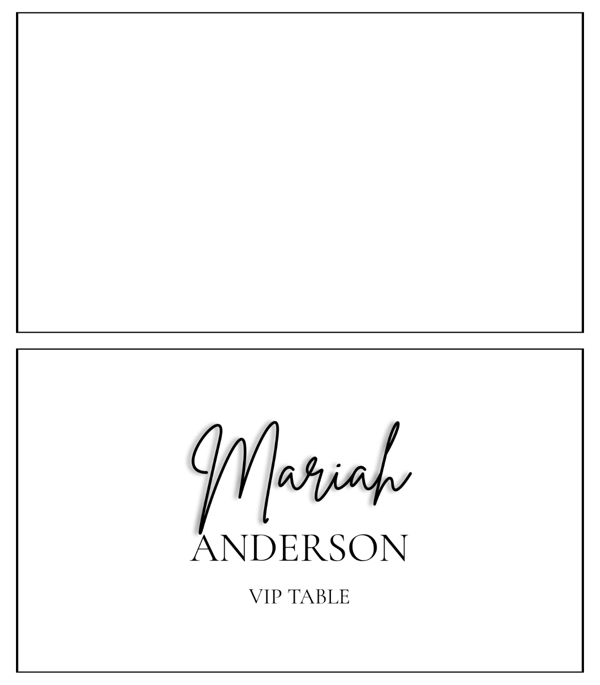 Free Printable Place Card Templates Weddings