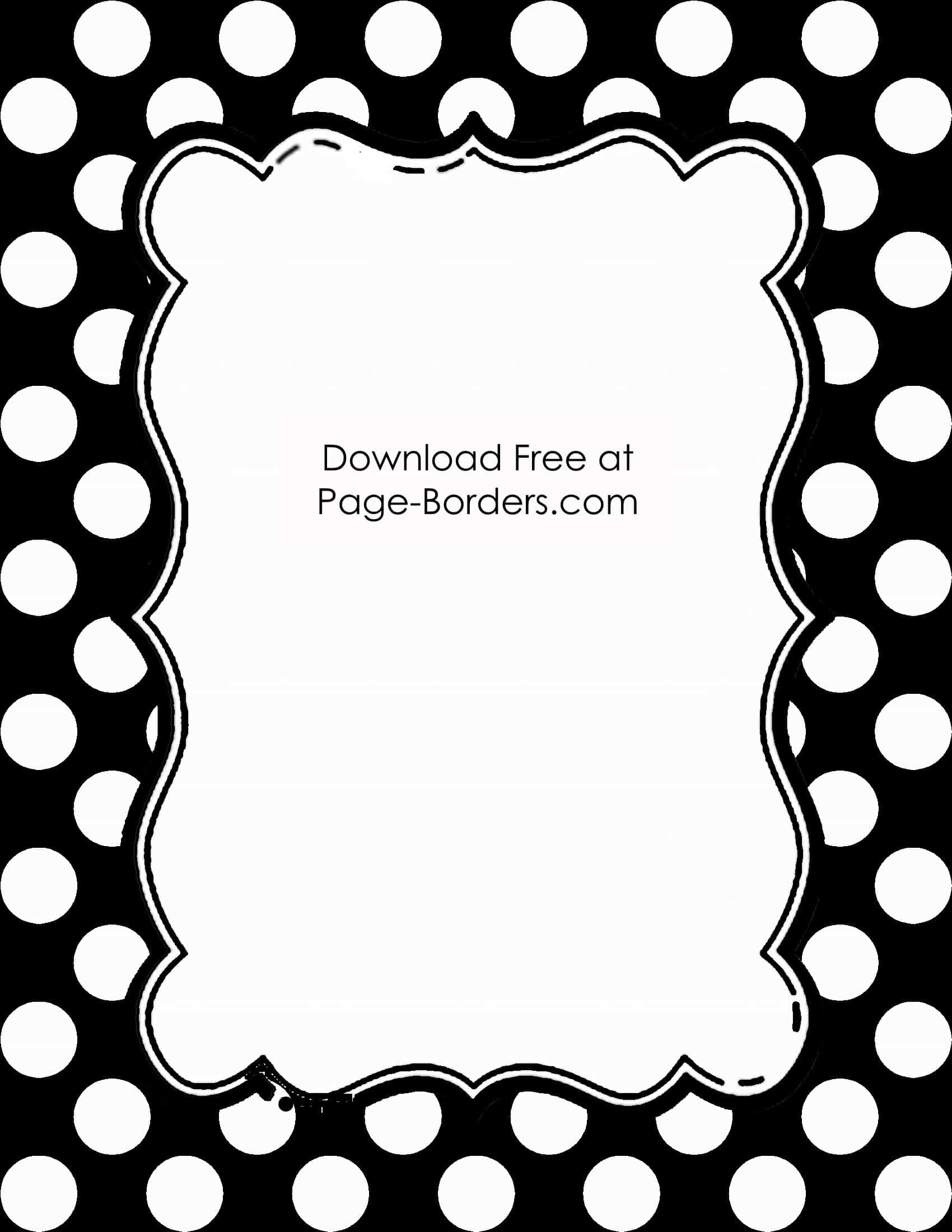 Free Printable Polka Dot Template