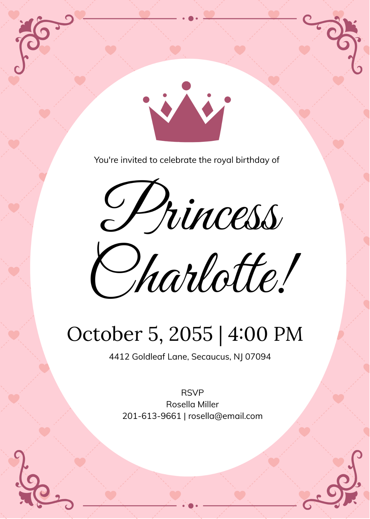 Free Printable Princess Invitation Templates Free Printable Princess Invitation Templates