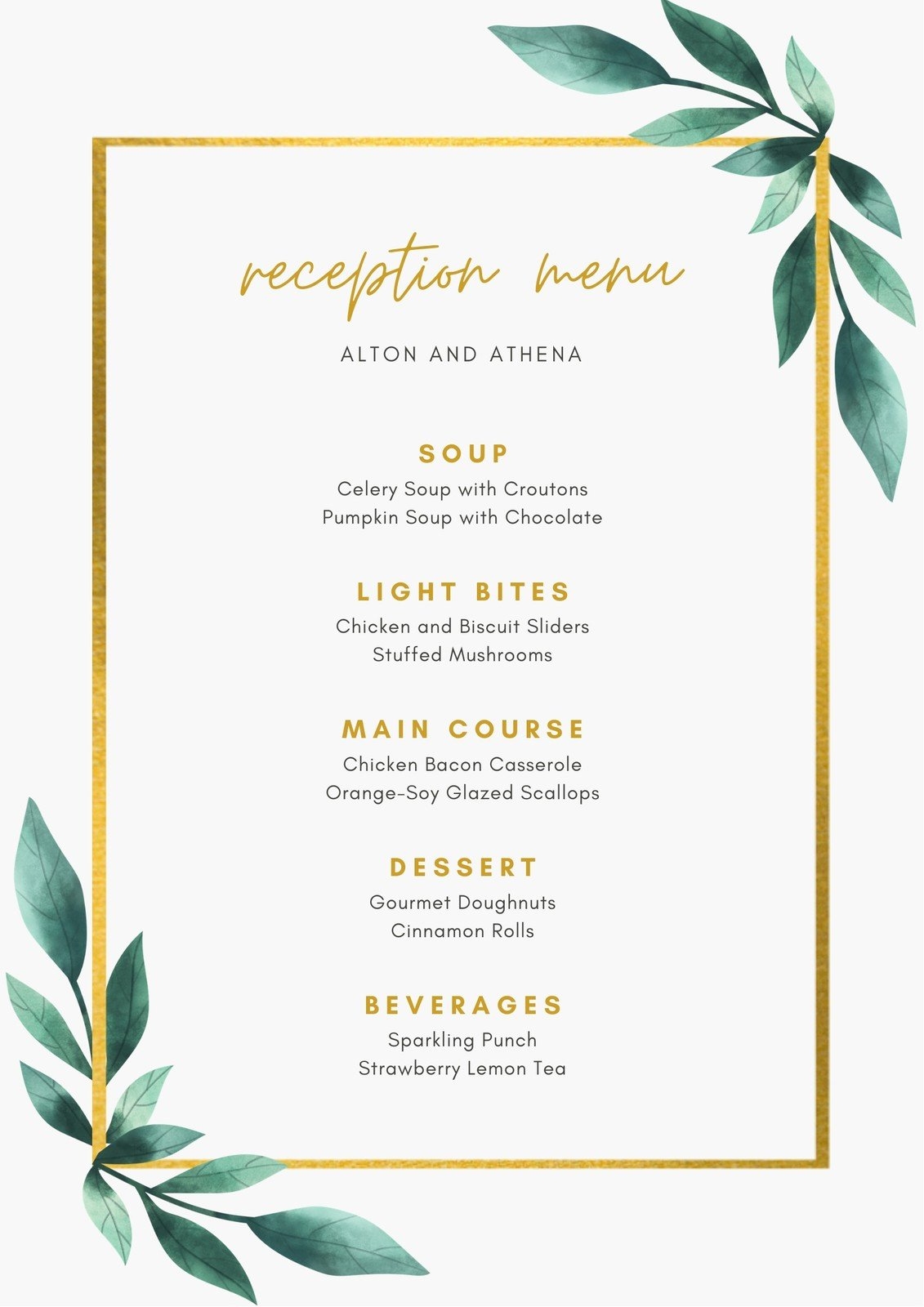 Free Printable And Customizable Fancy Menu Templates Canva Free Printable And Customizable Fancy Menu Templates Canva