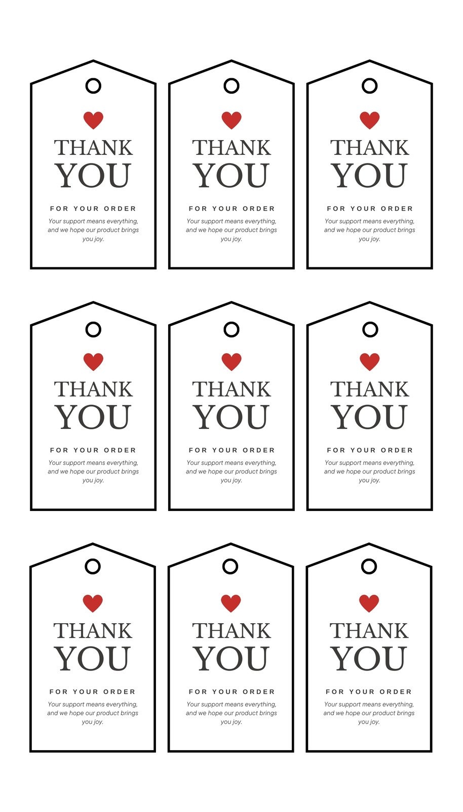 Free Printable And Customizable Gift Tag Templates Canva Free Printable And Customizable Gift Tag Templates Canva