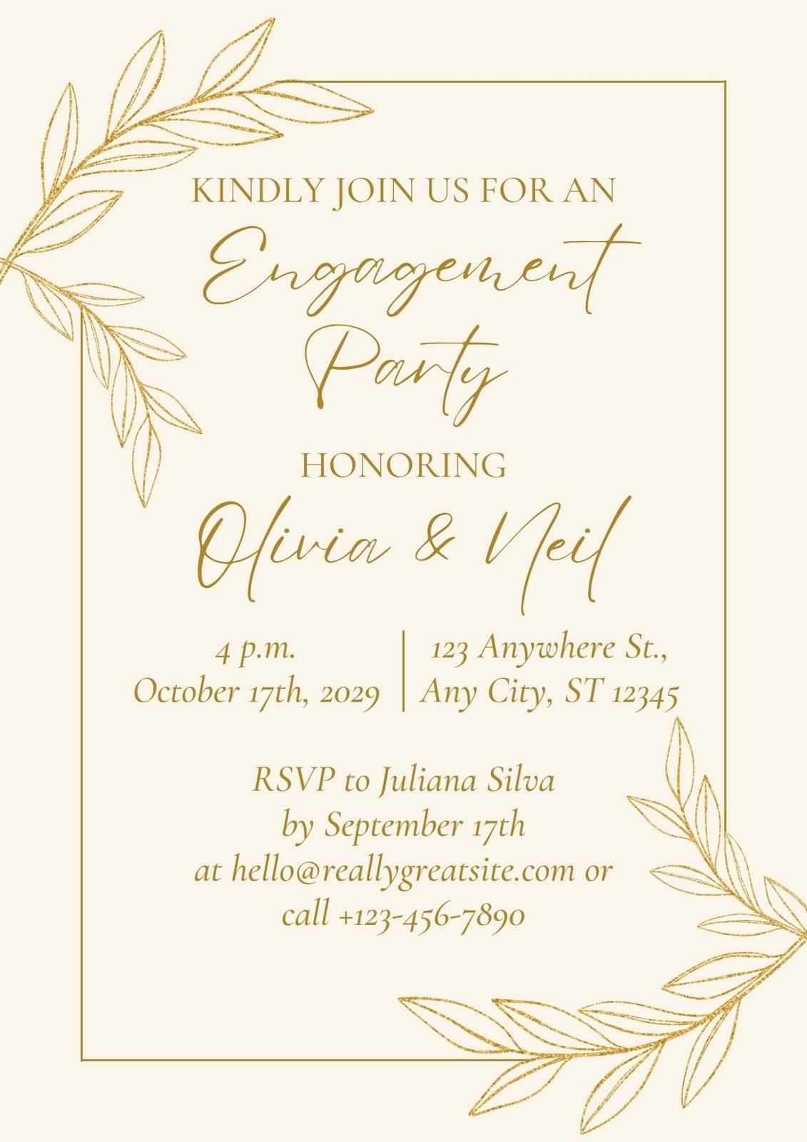 Free Printable Invitation Flyer Template