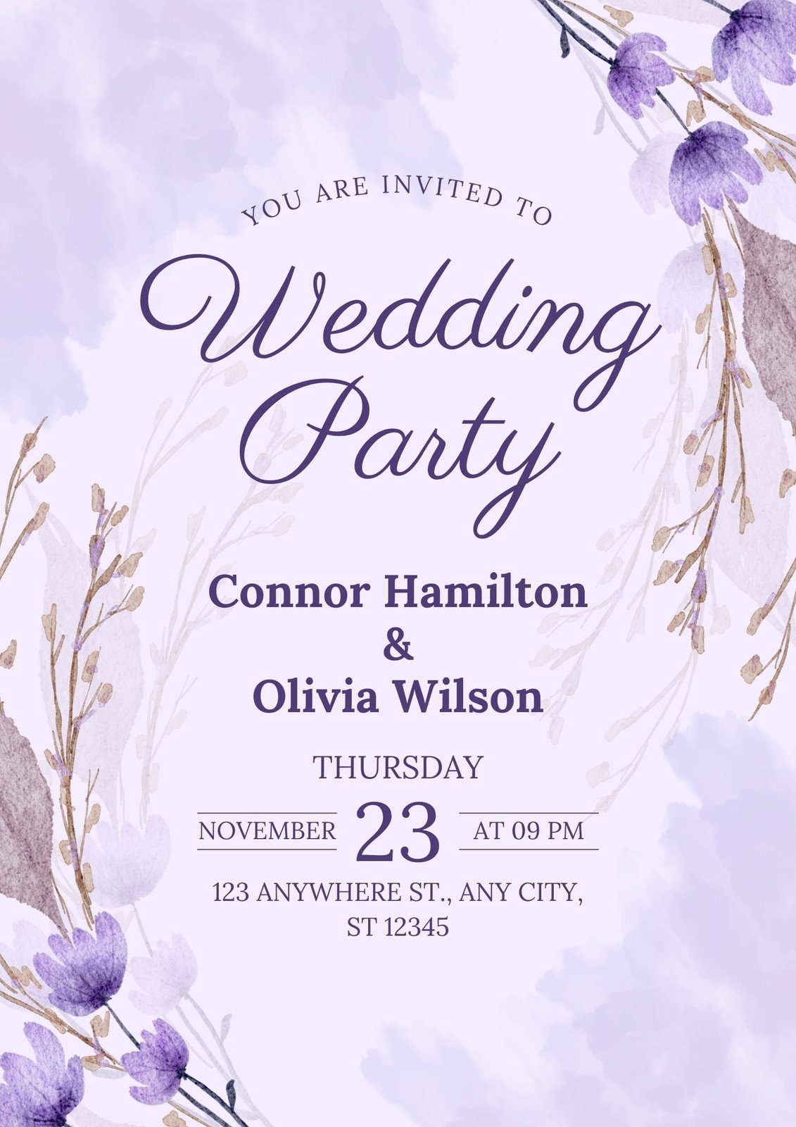 Free Printable And Customizable Party Flyer Templates Canva