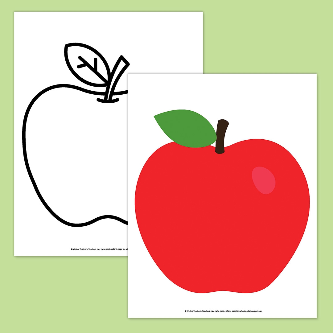 Free Printable Apple Template Bundle Free Printable Apple Template Bundle
