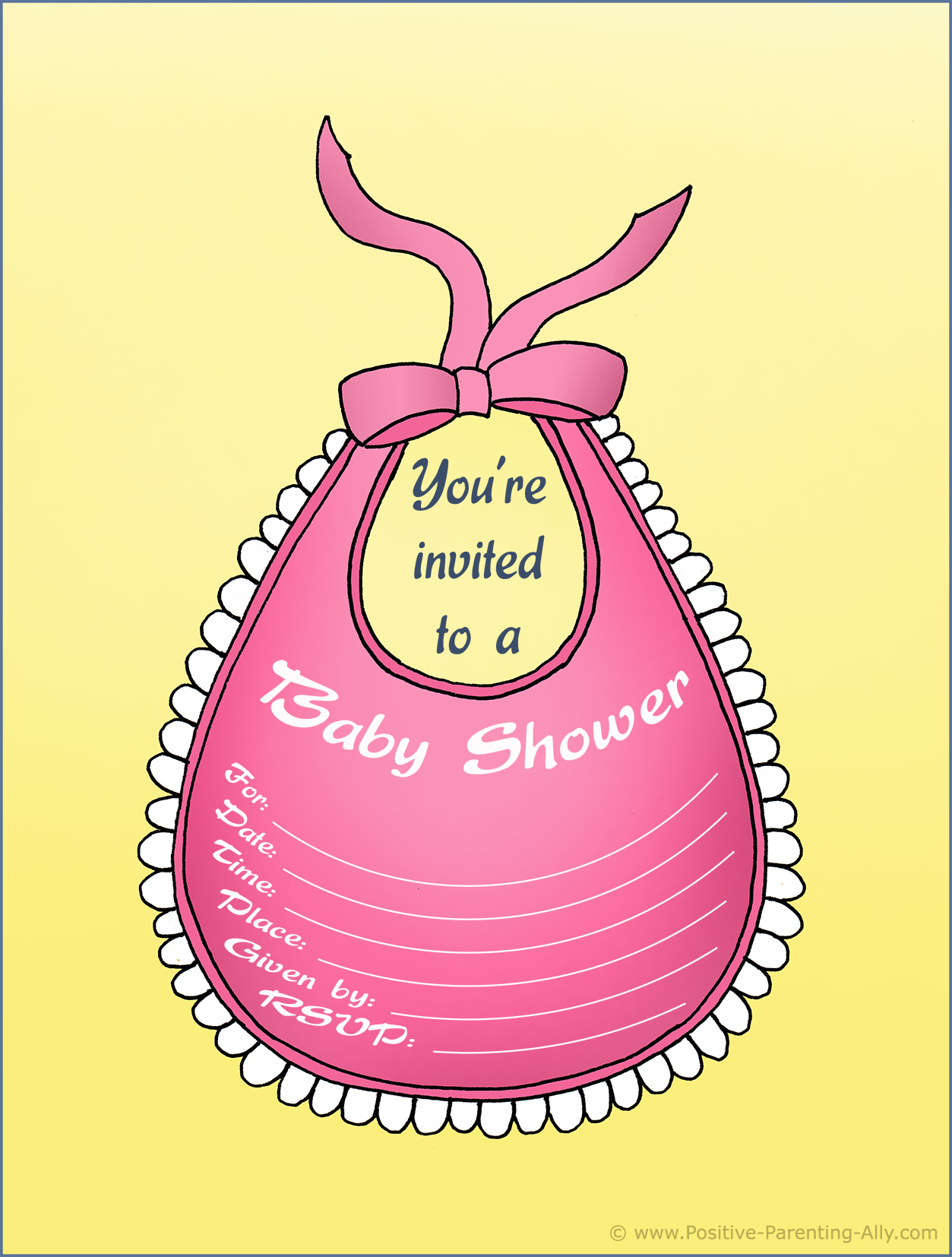 Free Printable Baby Shower Invitations In High Quality Resolution