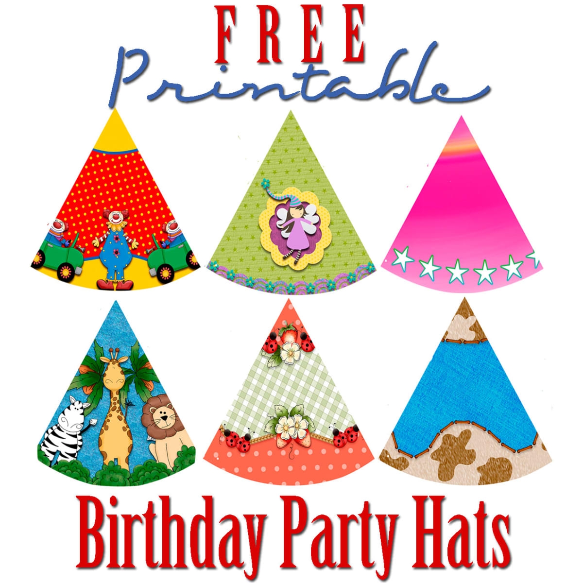 Free Printable Mini Party Hat Template