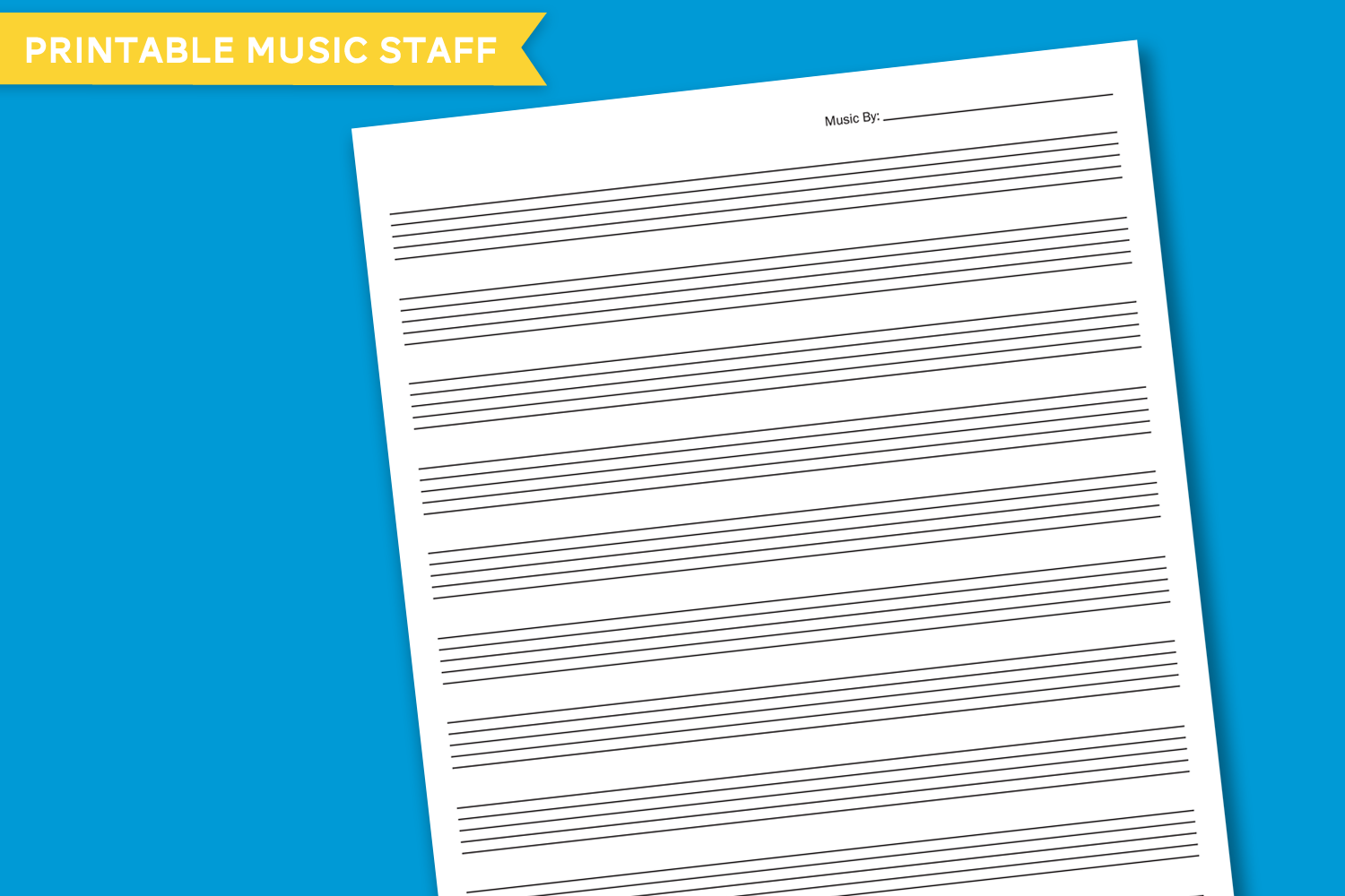 Free Printable Sheet Music Template Free Printable Sheet Music Template