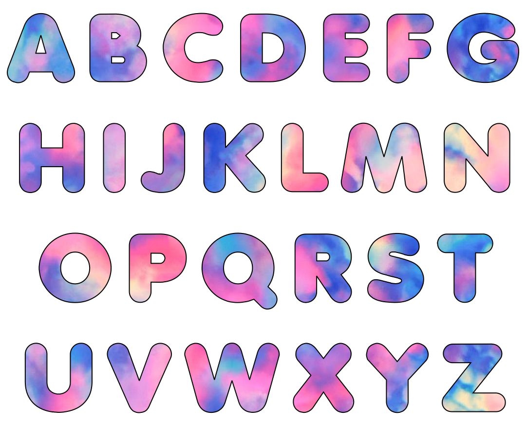 Free Printable Bubble Letters Alphabet Good Mom Living Worksheets Library