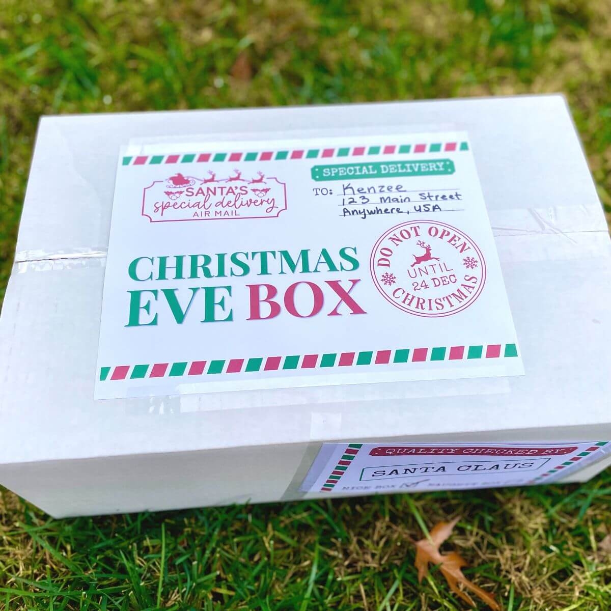 Free Printable Christmas Eve Box Labels For The Night Before Free Printable Christmas Eve Box Labels For The Night Before