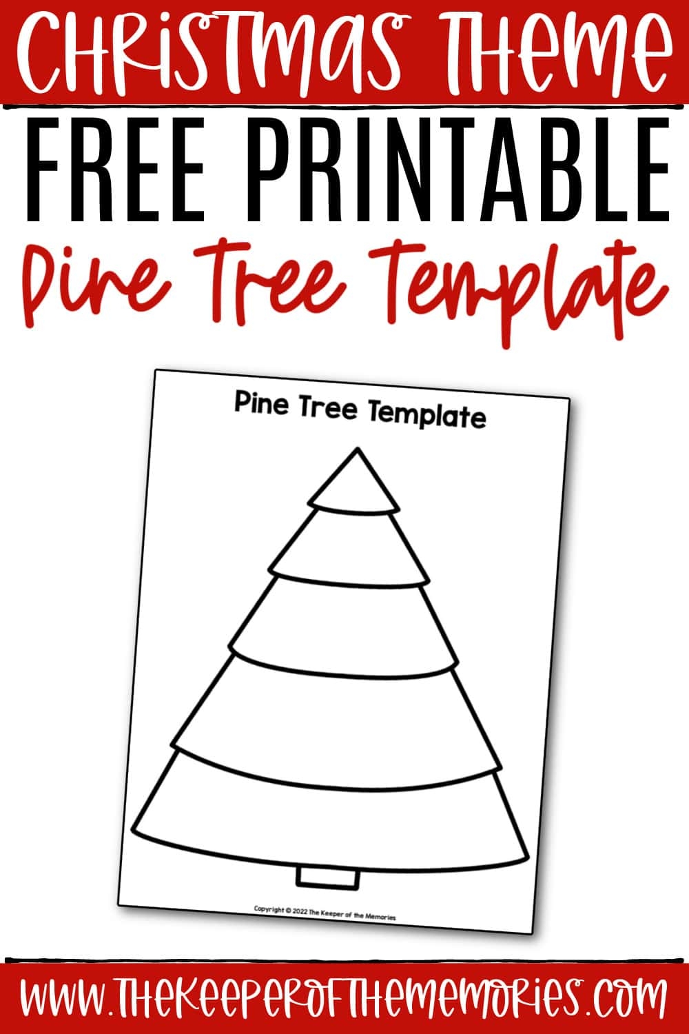 Free Printable Pinetree Template