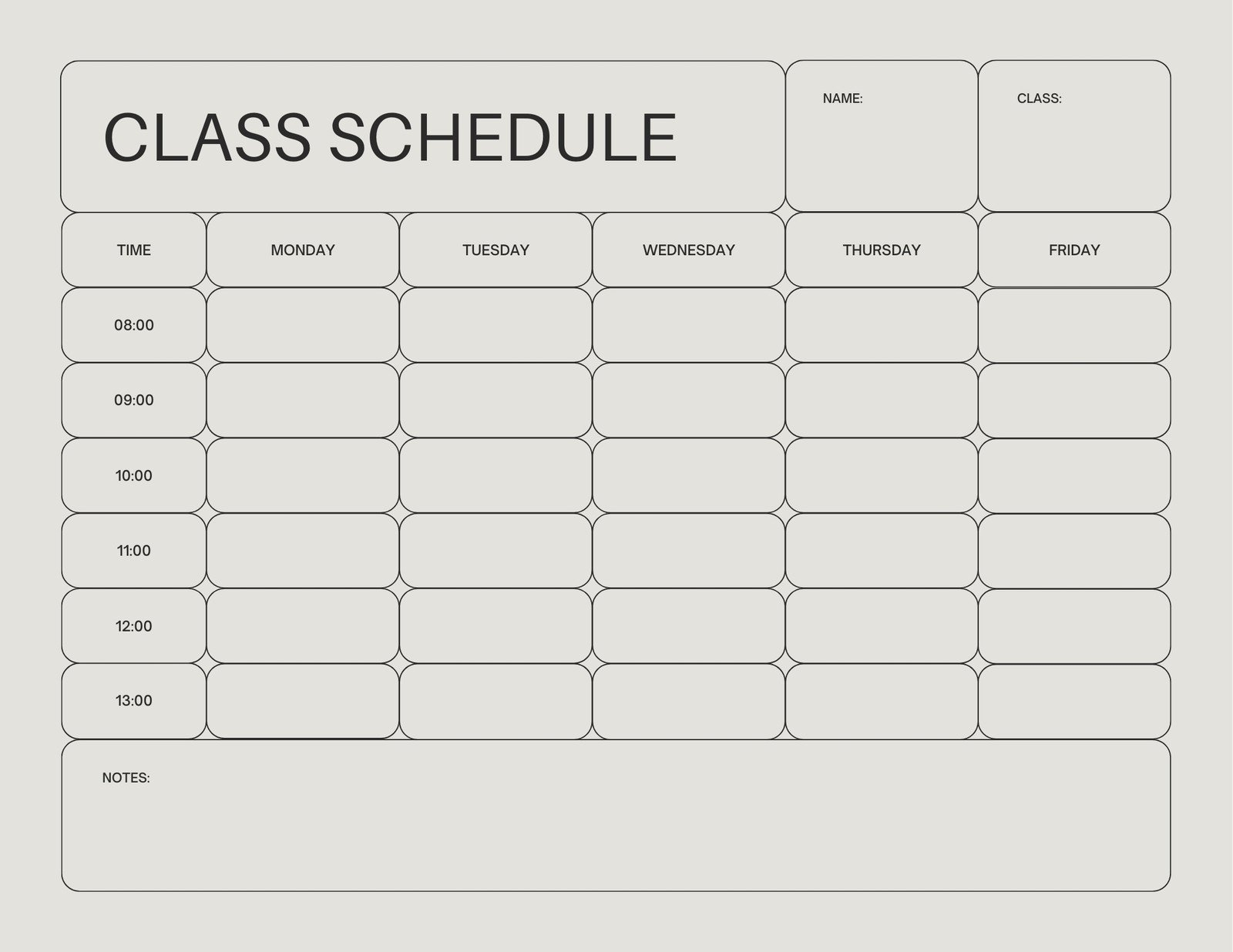 Free Printable School Program Templates