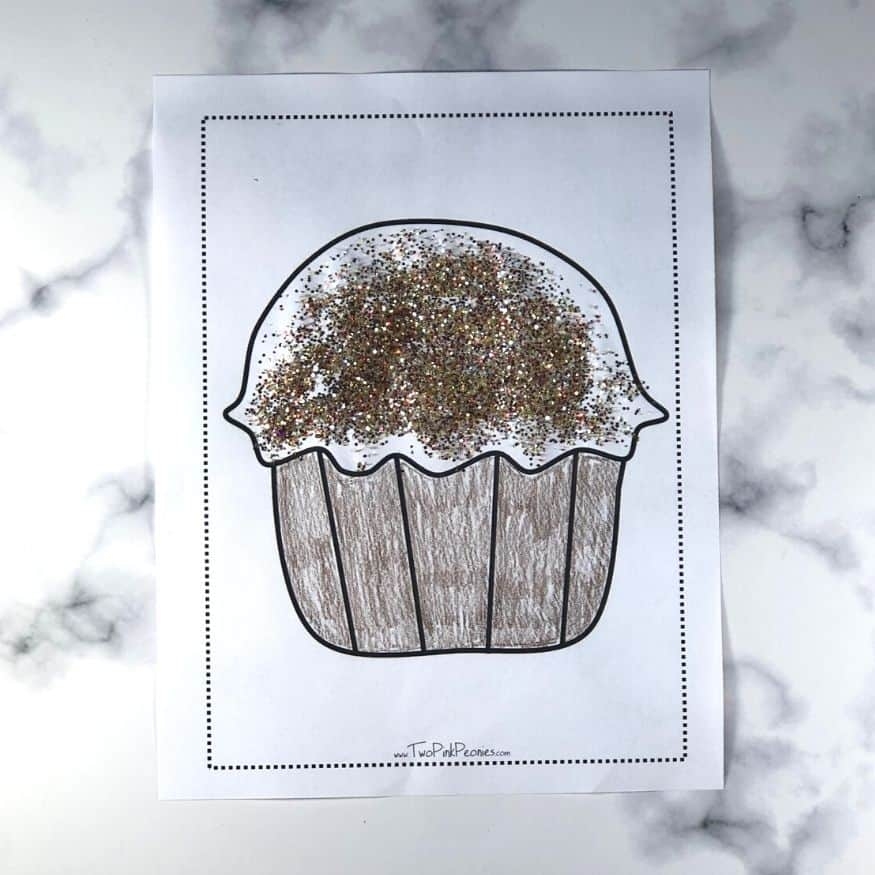 Free Printable Cupcake Templates free Instant PDF Download 