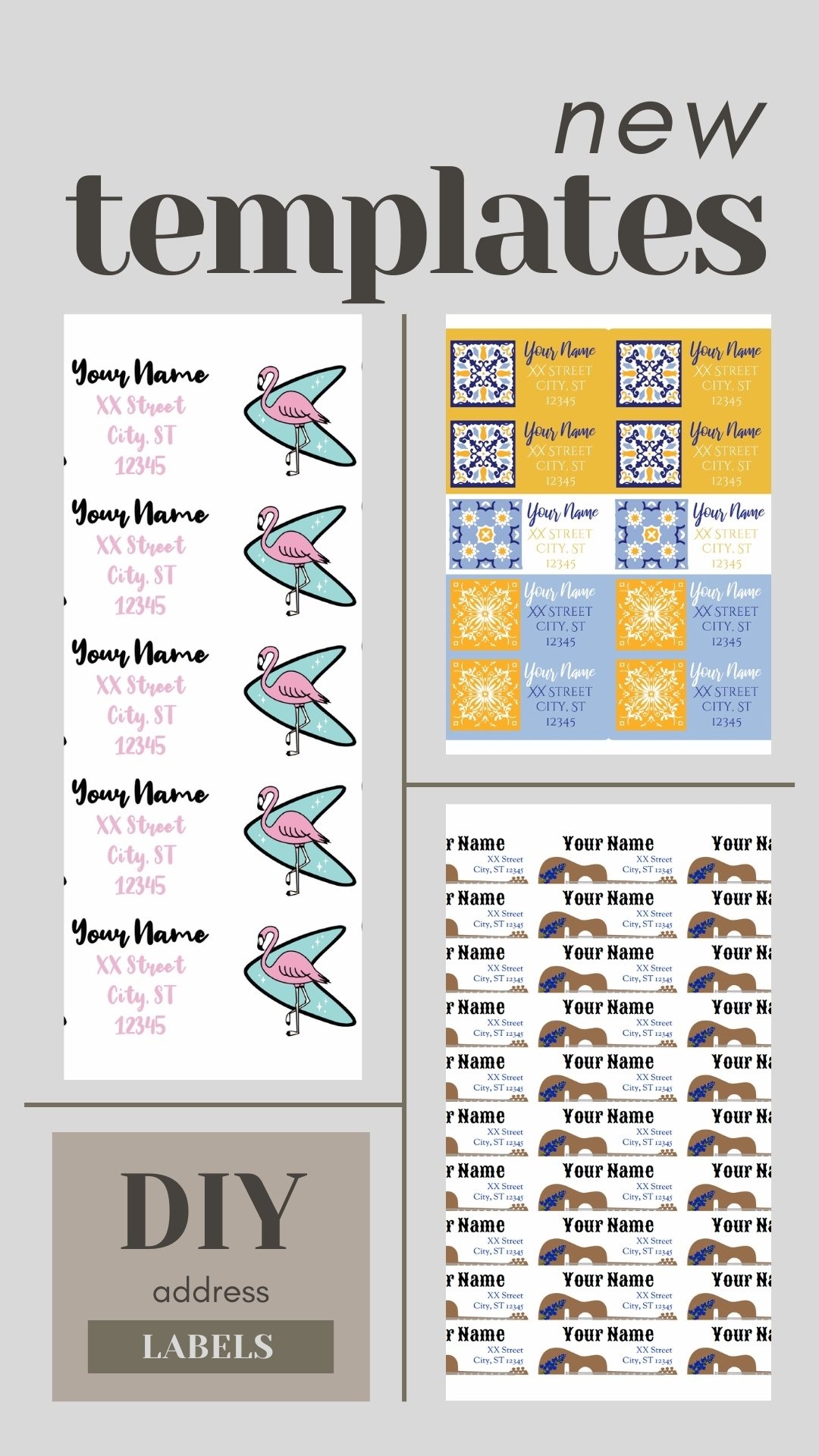 Free Printable Custom Address Label Templates Morena s Corner
