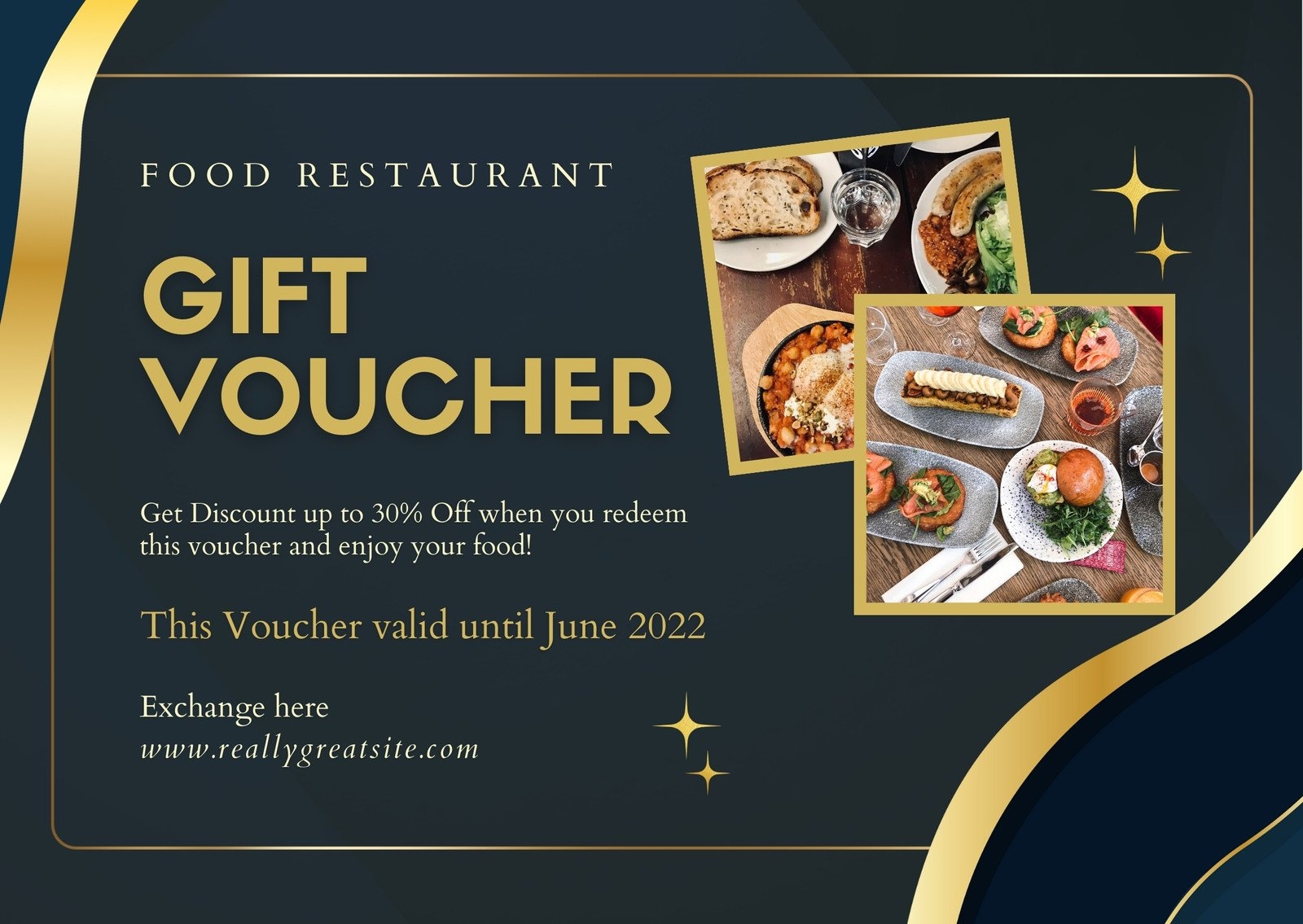 Free Printable Custom Restaurant Gift Certificate Templates Canva Free Printable Custom Restaurant Gift Certificate Templates Canva