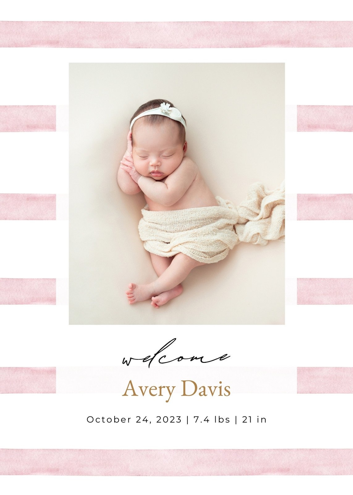 Free Printable Photo Birth Announcements Templates Free Printable Photo Birth Announcements Templates