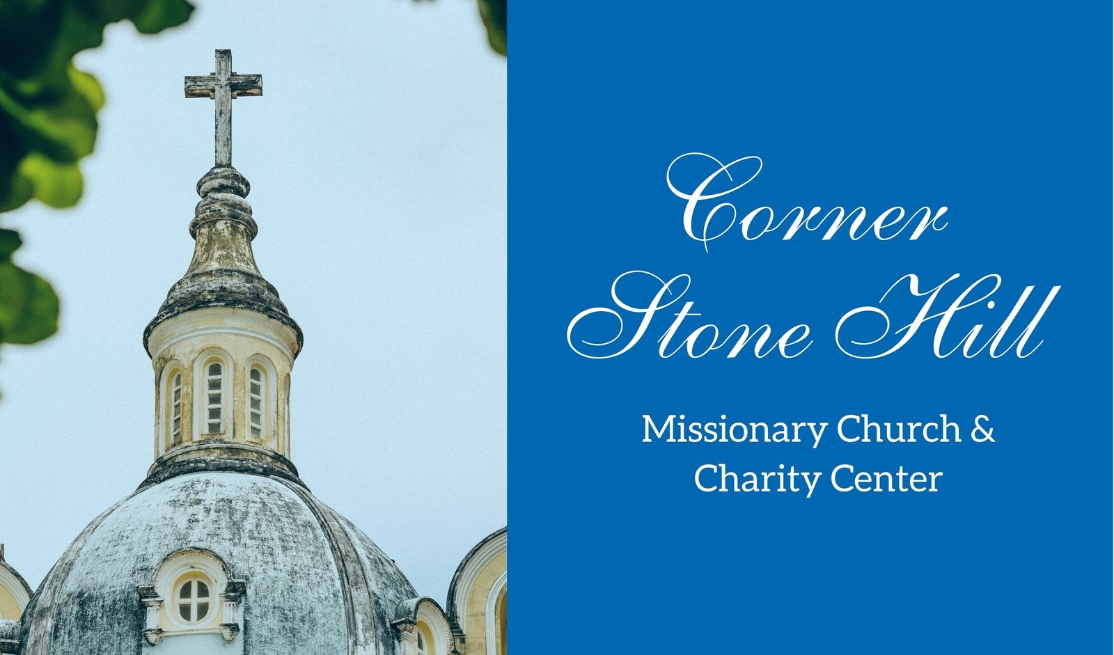 Free Printable Customizable Church Business Cards Canva